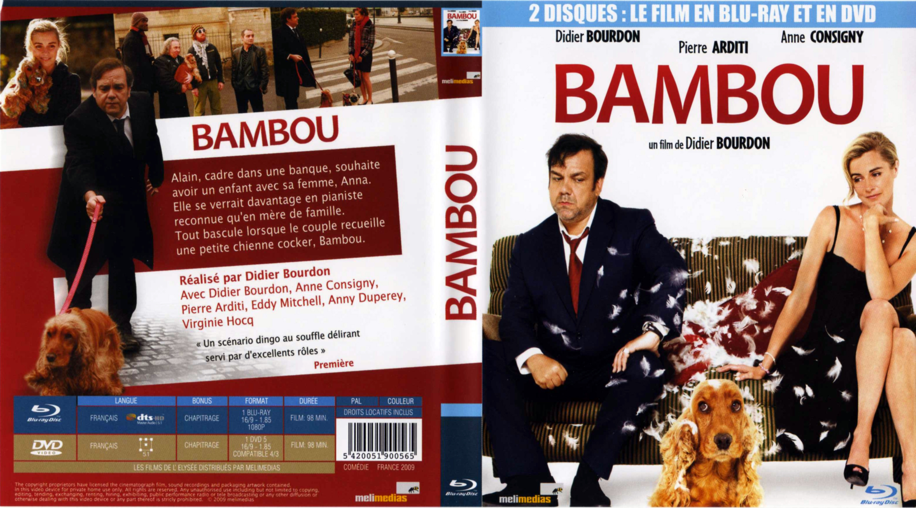 Jaquette DVD Bambou (BLU-RAY)