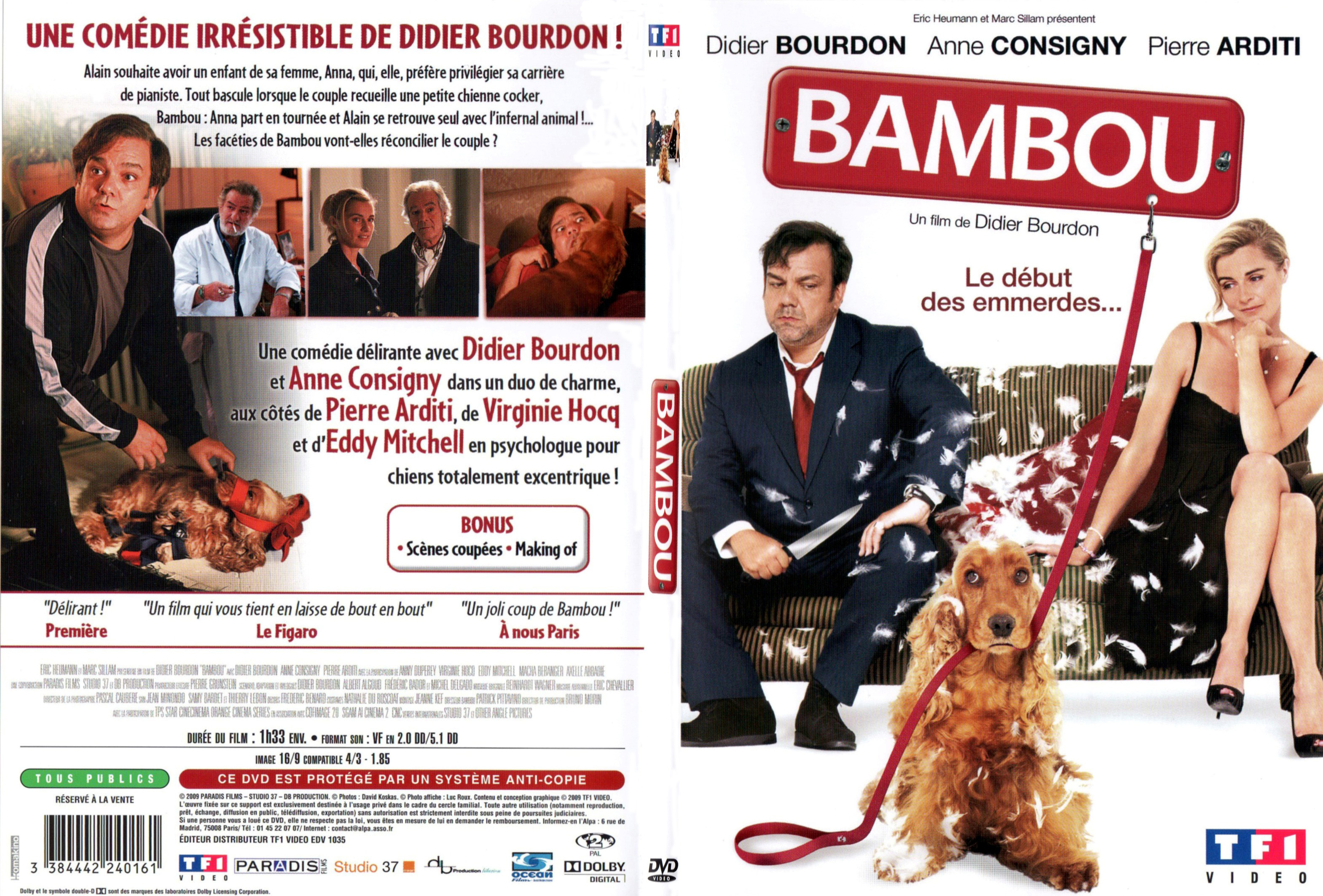 Jaquette DVD Bambou - SLIM