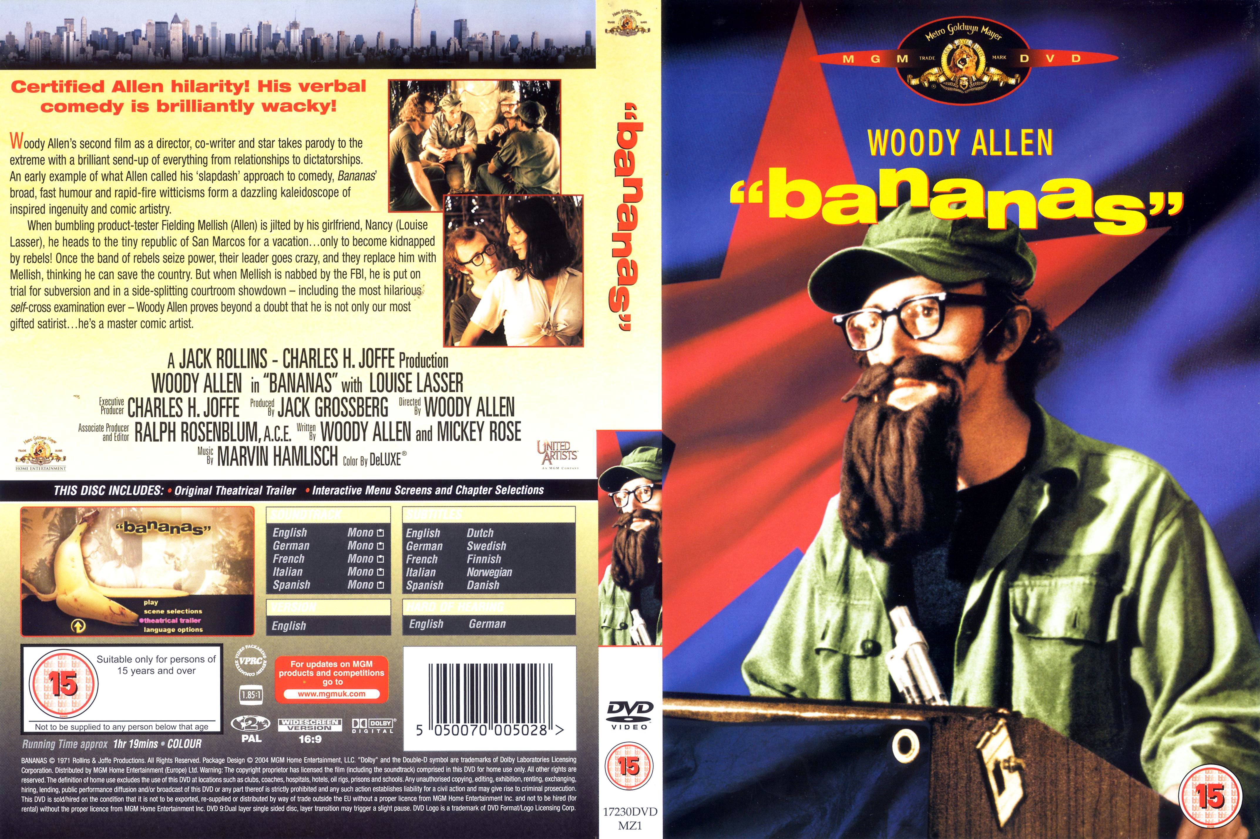 Jaquette DVD Bananas v2