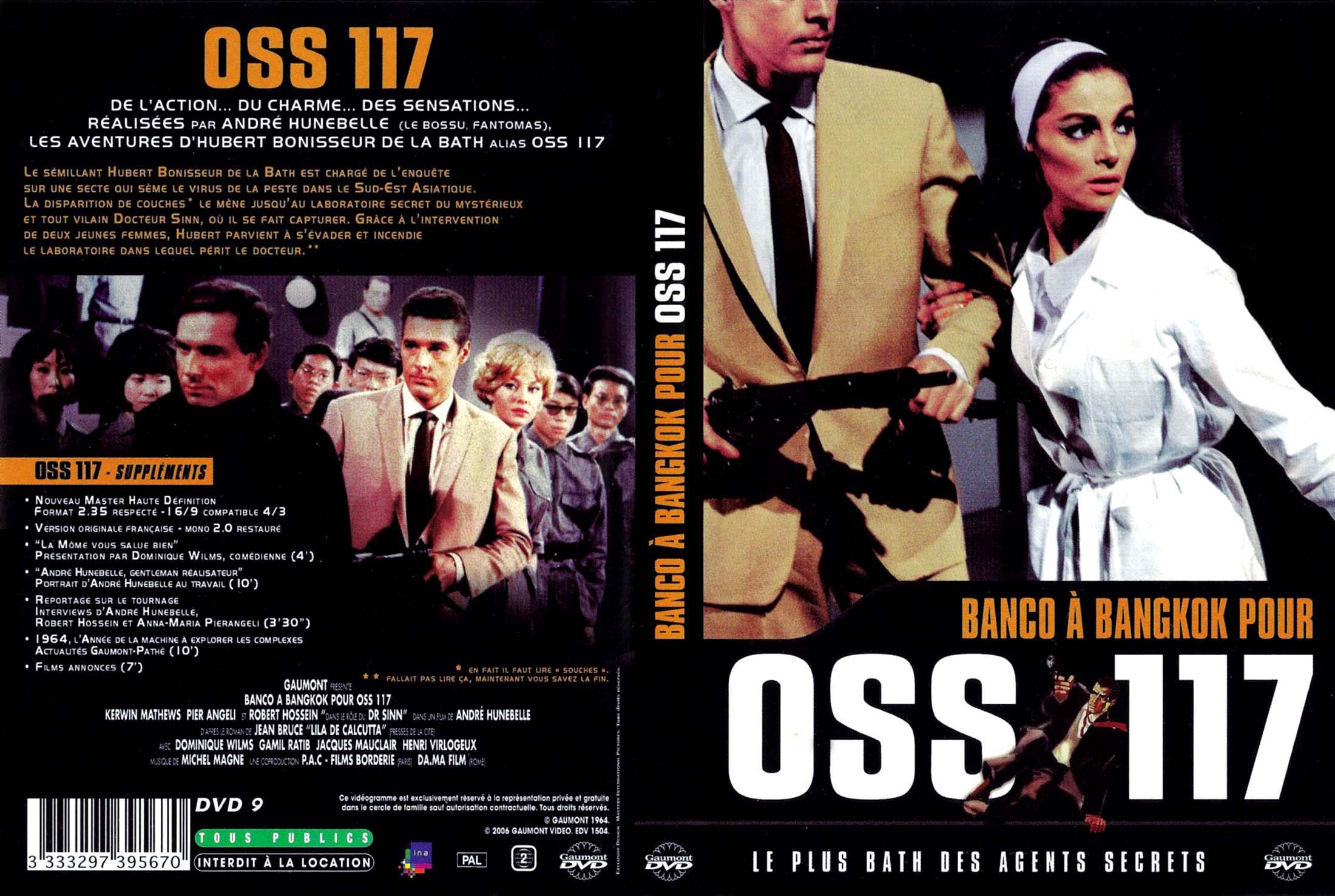 Jaquette DVD Banco  Bangkok pour Oss 117 custom