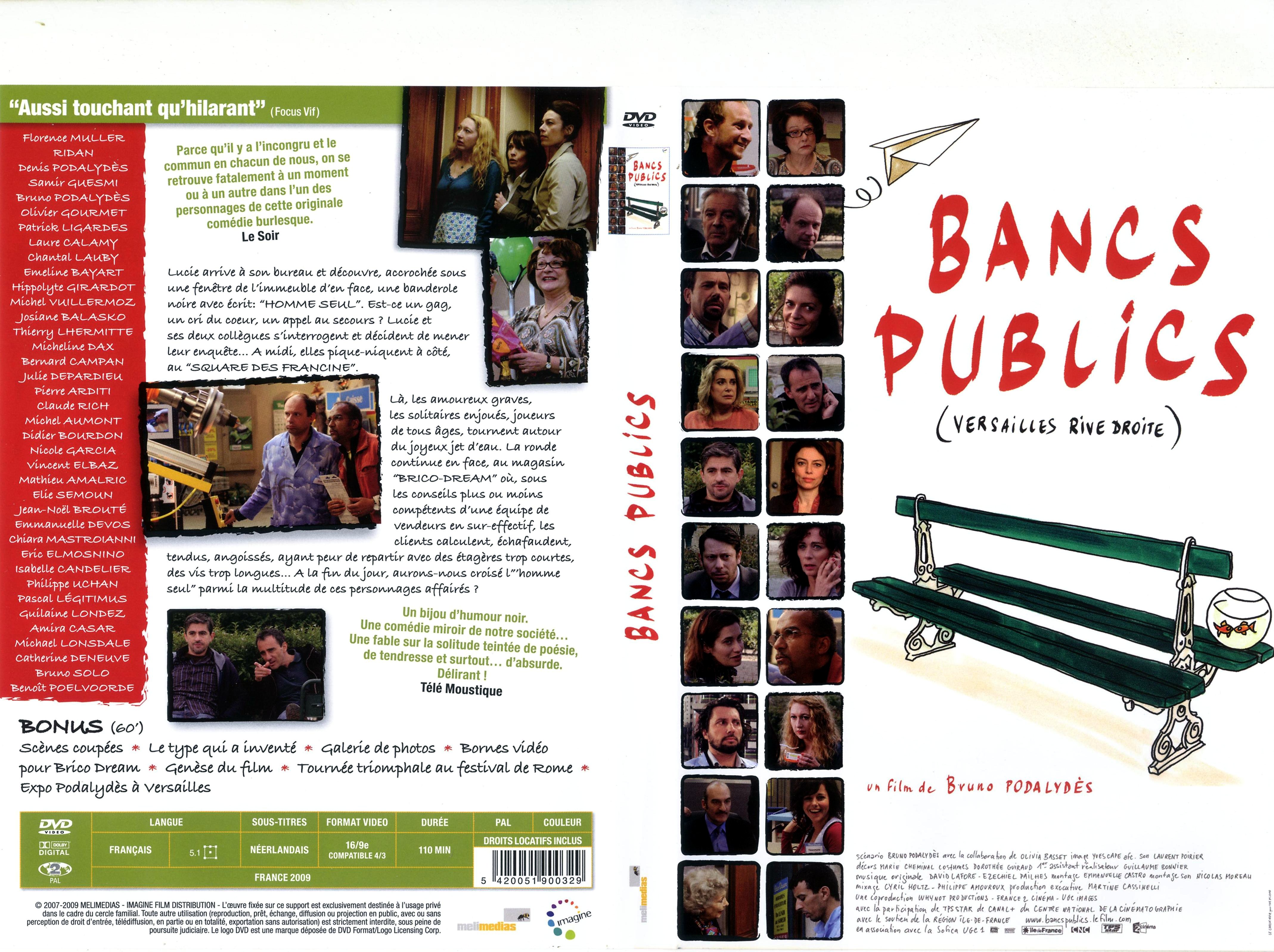 Jaquette DVD Bancs publics