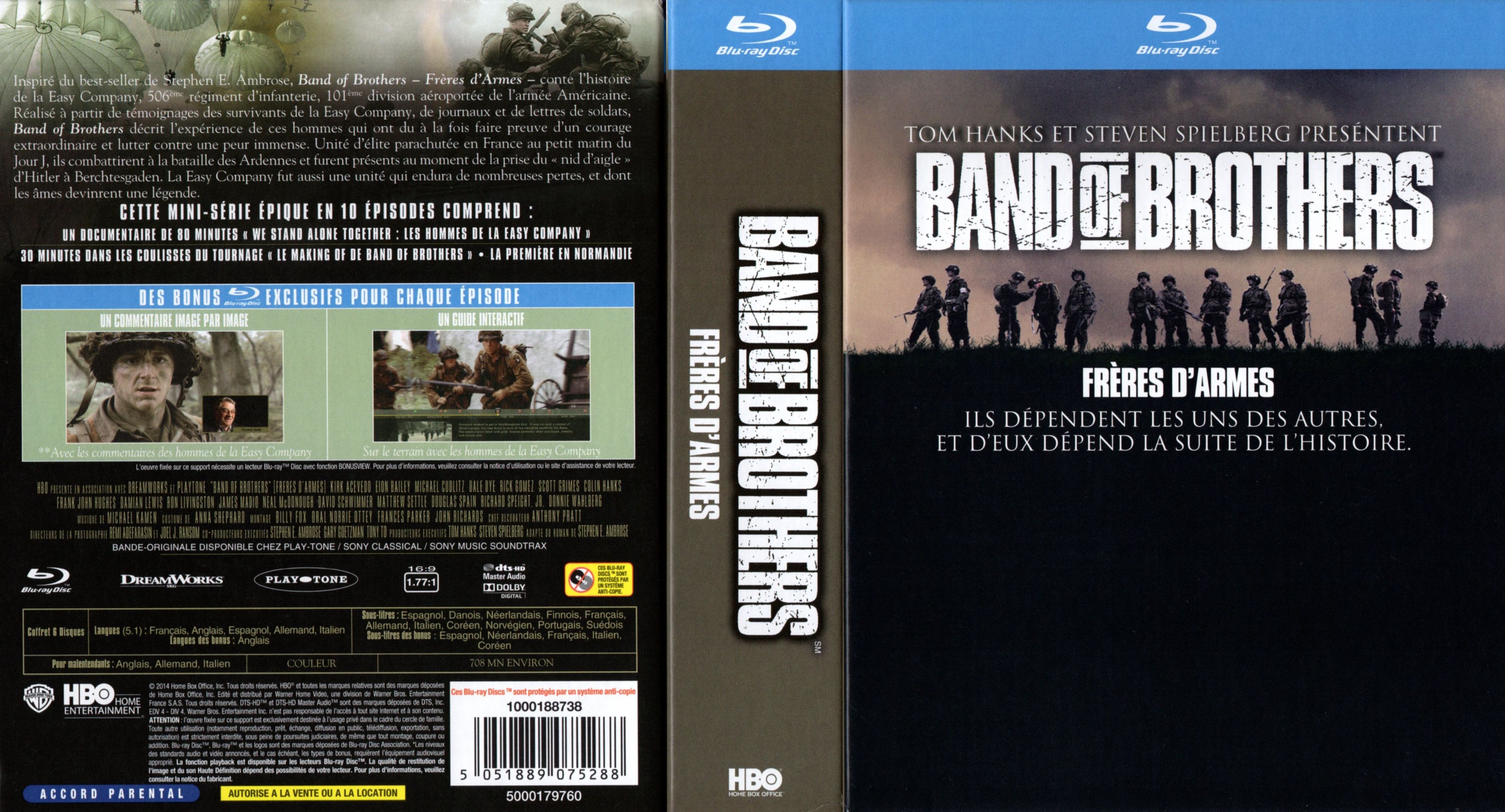 Jaquette DVD Band of Brothers (BLU-RAY)