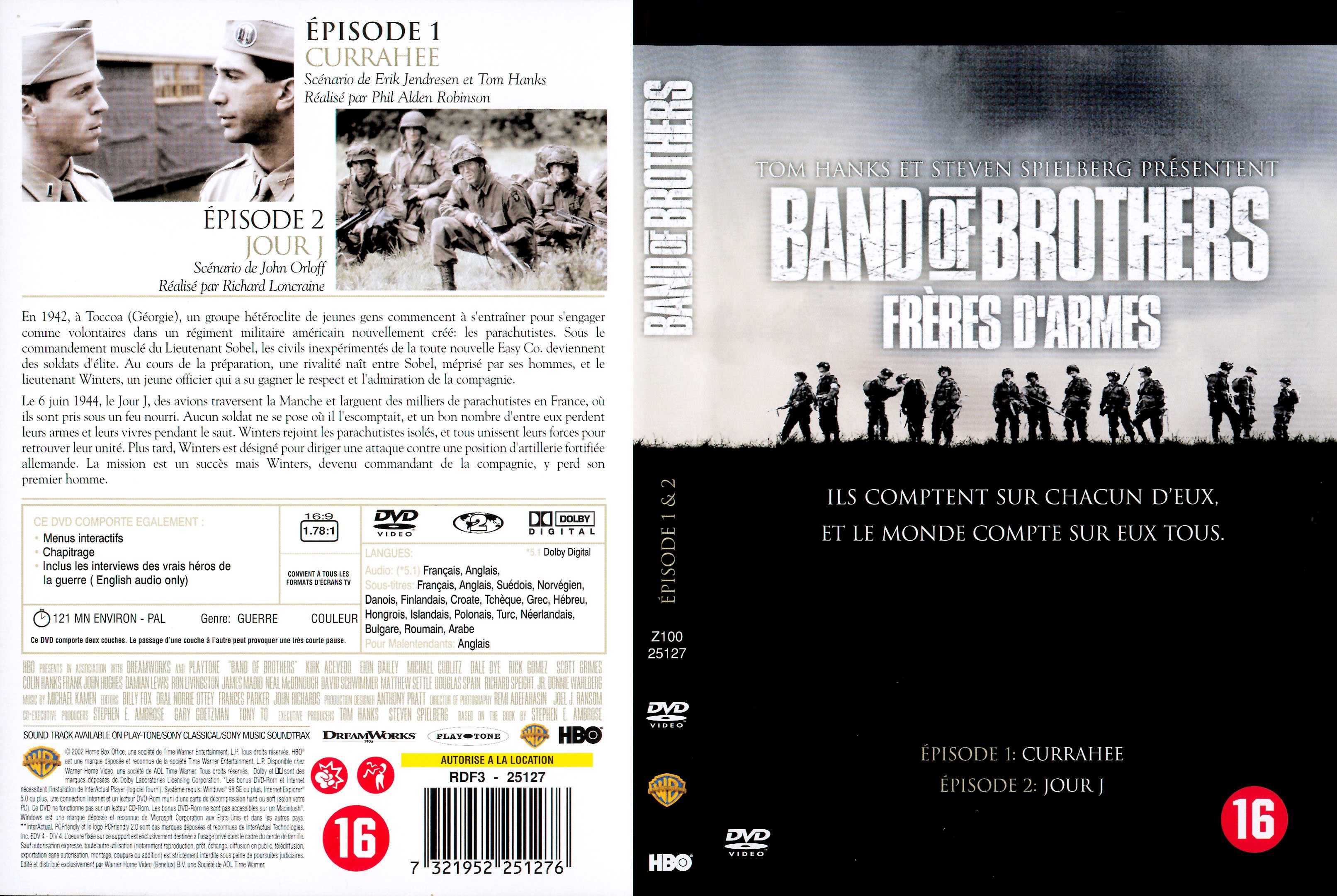 Jaquette DVD Band of brothers vol 1