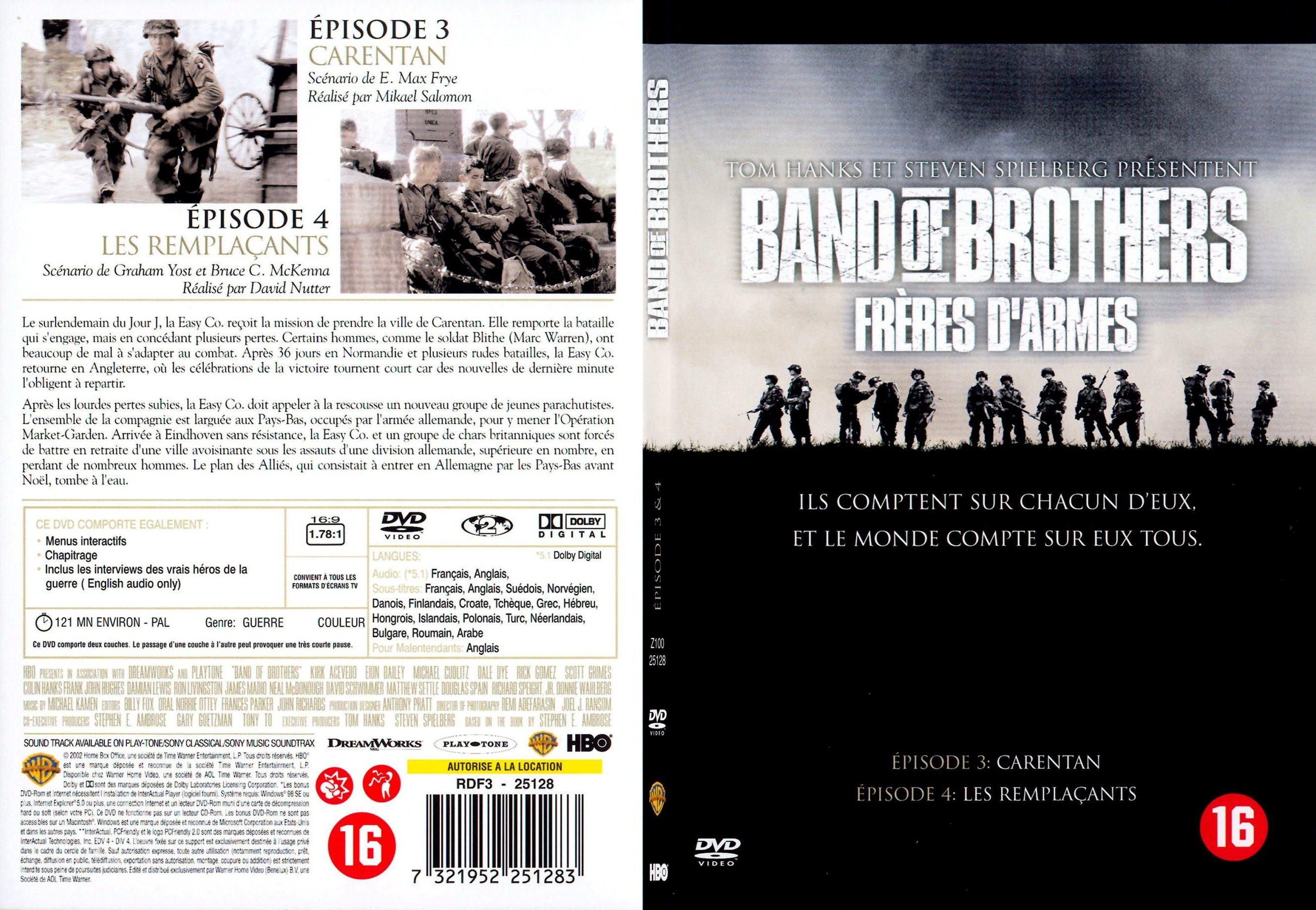 Jaquette DVD Band of brothers vol 2 - SLIM
