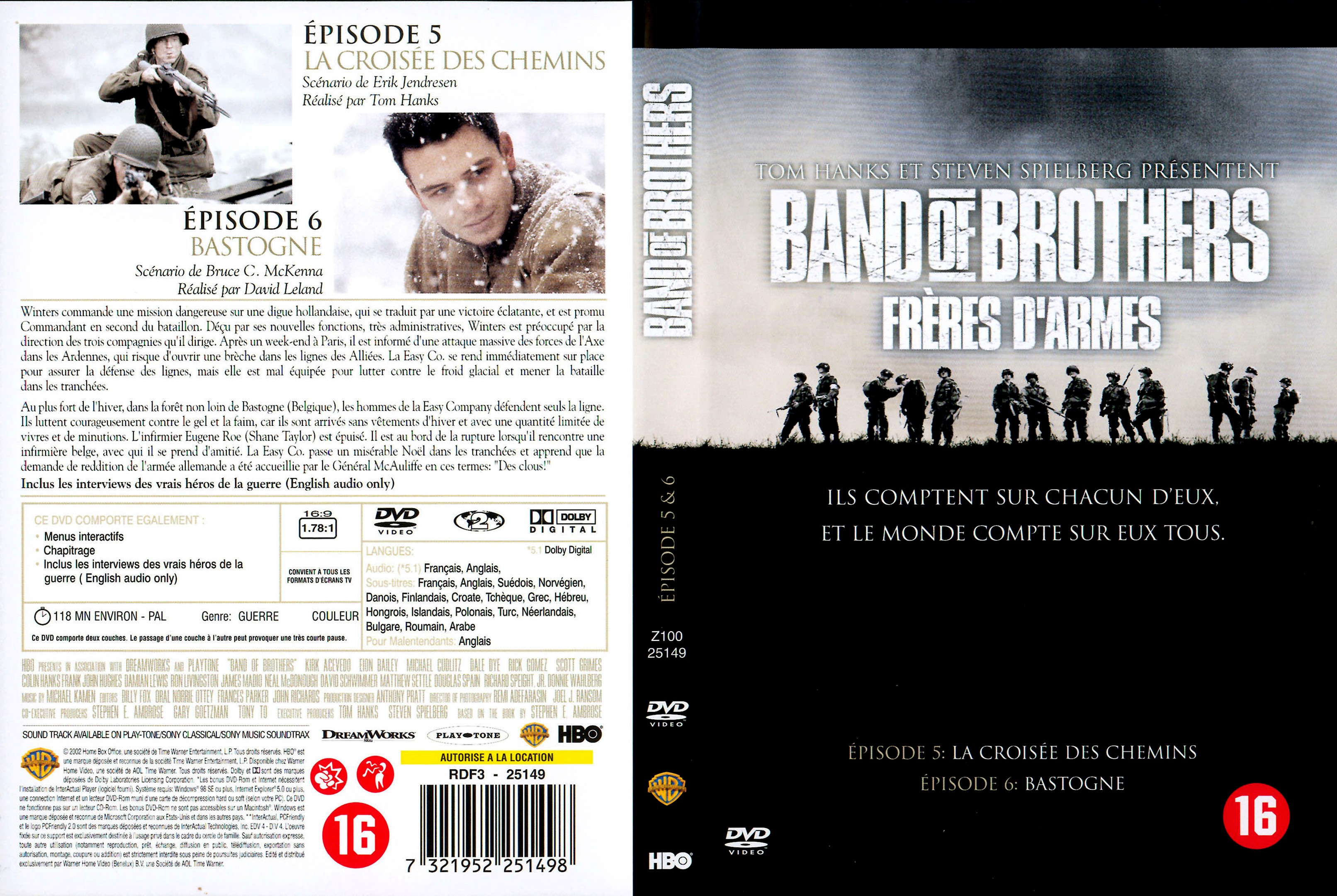 Jaquette DVD Band of brothers vol 3