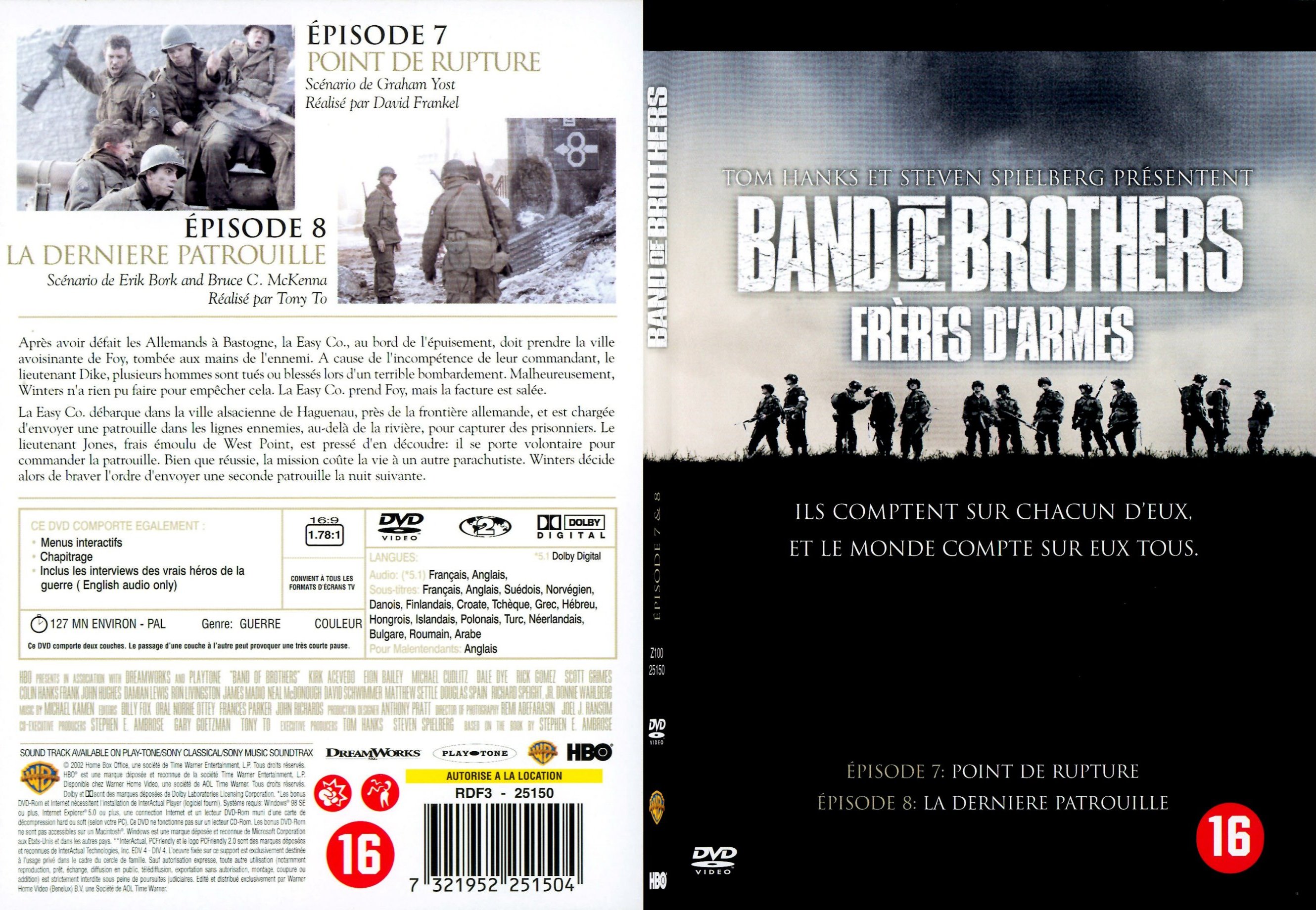 Jaquette DVD Band of brothers vol 4 - SLIM