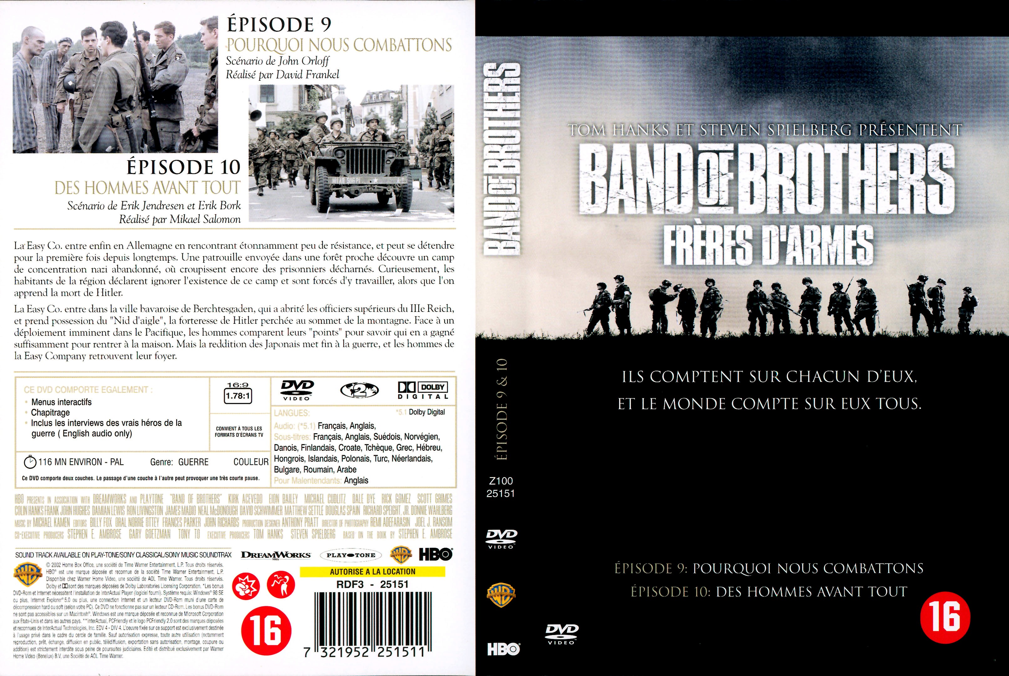 Jaquette DVD Band of brothers vol 5