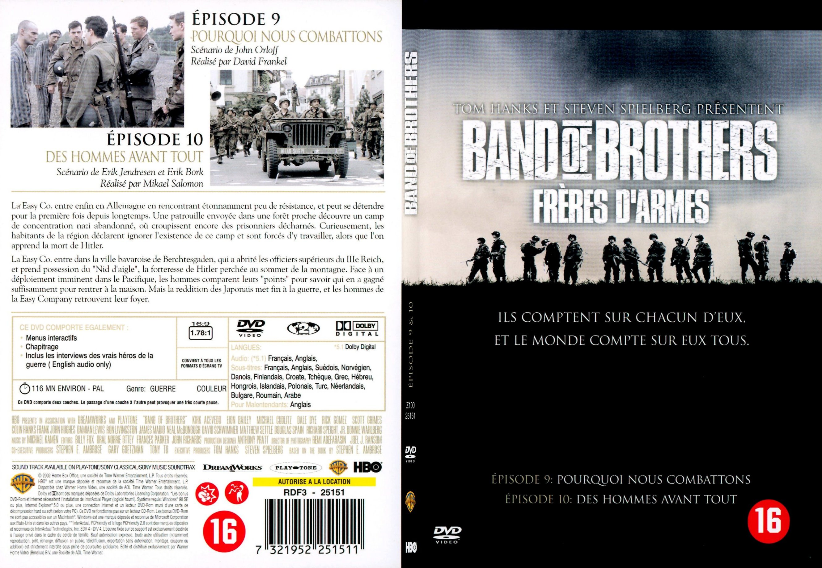 Jaquette DVD Band of brothers vol 5 - SLIM