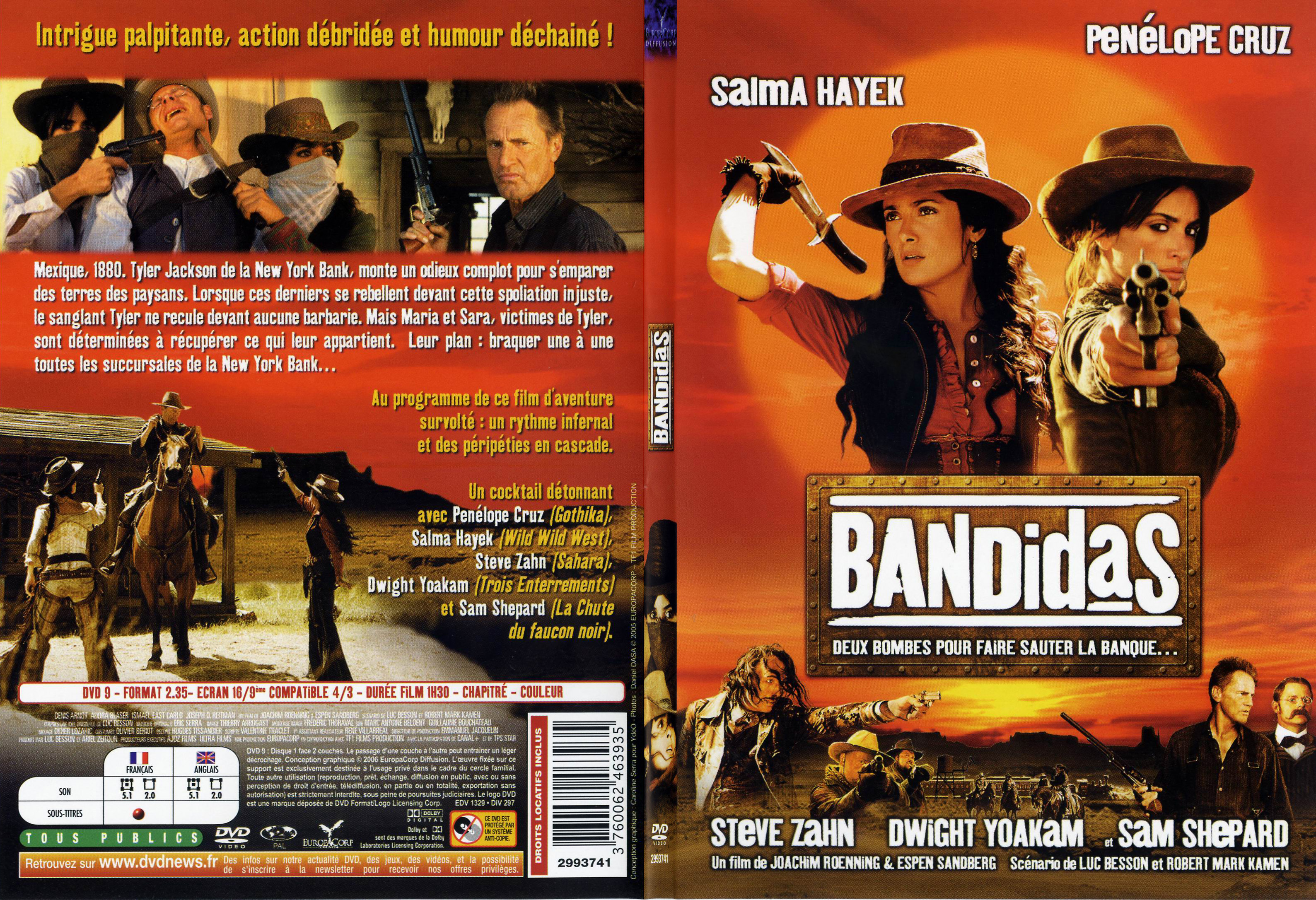 Jaquette DVD Bandidas - SLIM