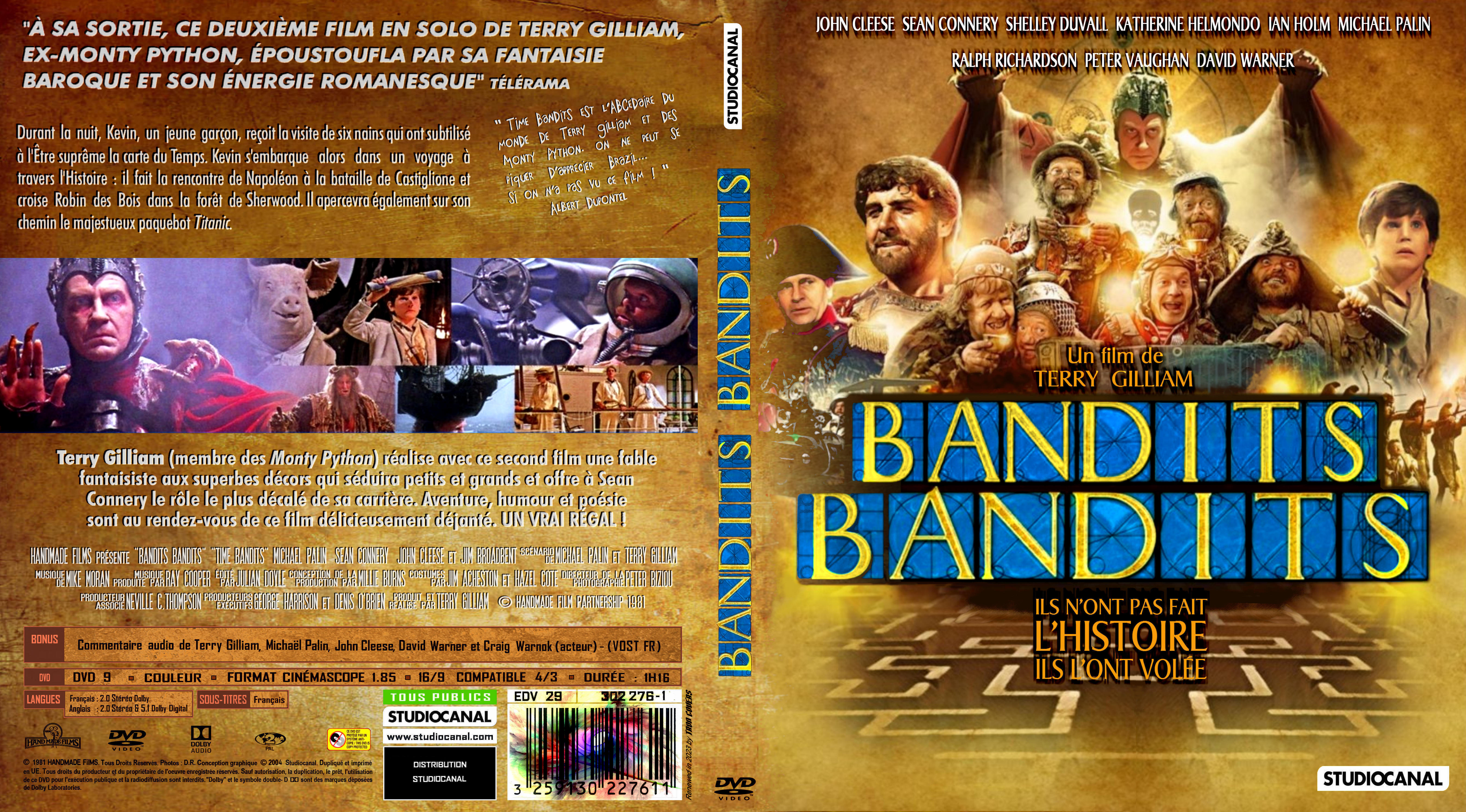 Jaquette DVD Bandits Bandits custom (BLU-RAY)