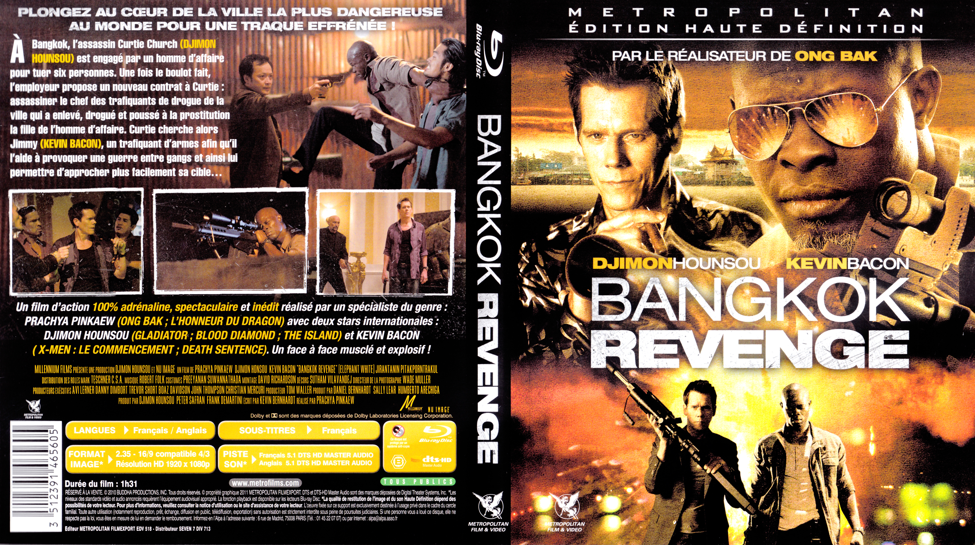 Jaquette DVD Bangkok Revenge (BLU-RAY)