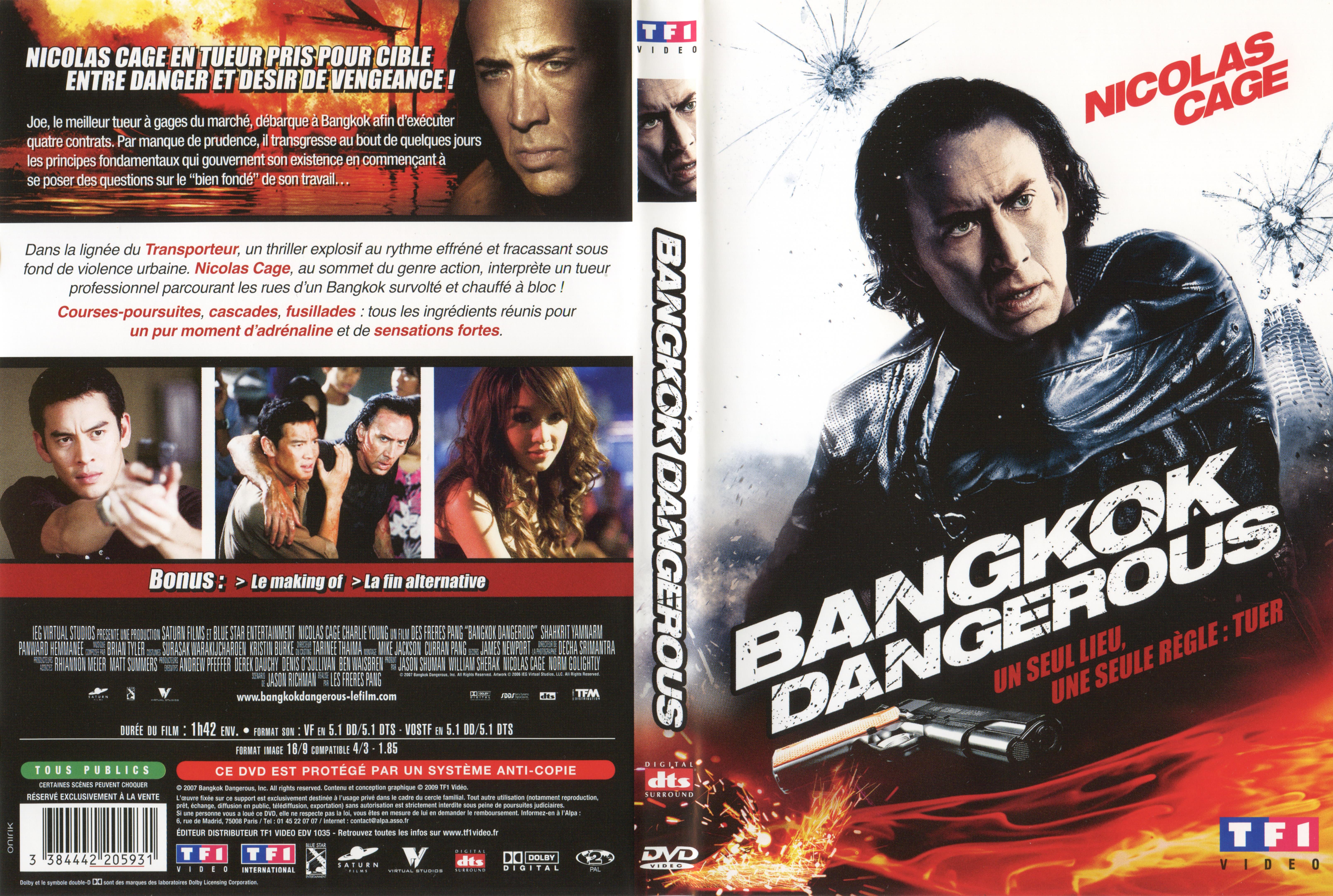 Jaquette DVD Bangkok dangerous (2008)