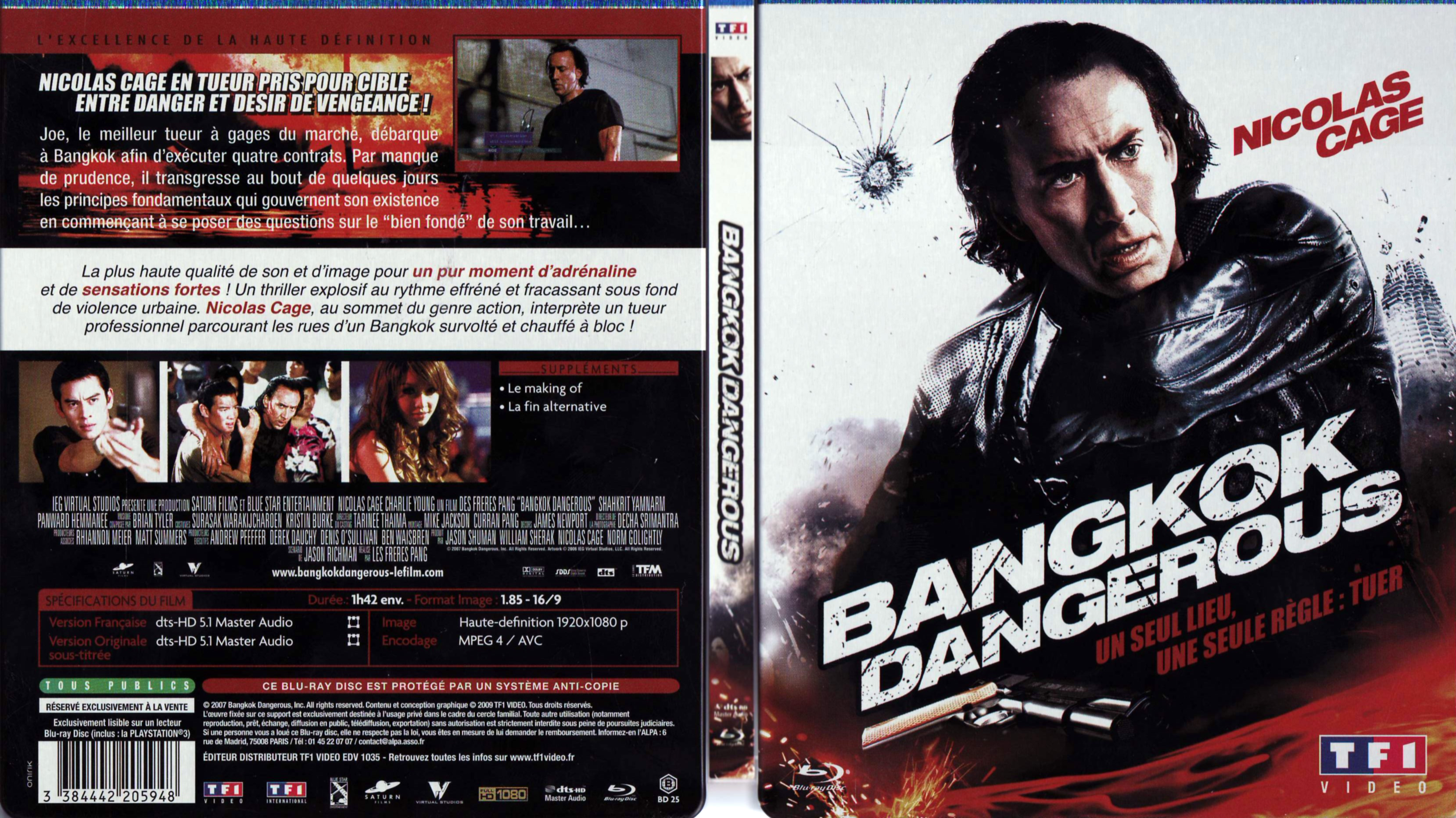 Jaquette DVD Bangkok dangerous (2008) (BLU-RAY)