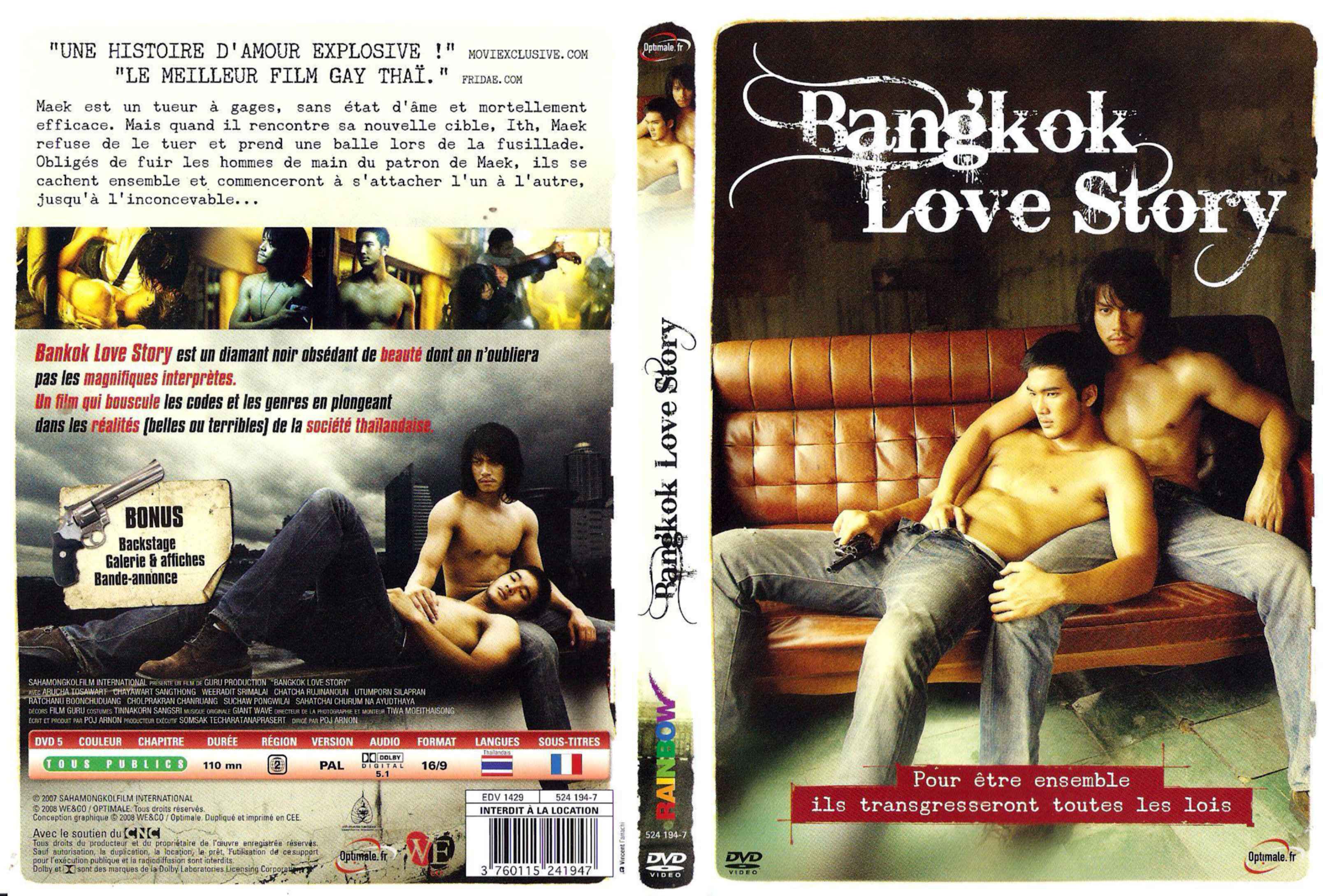 Jaquette DVD Bangkok love story