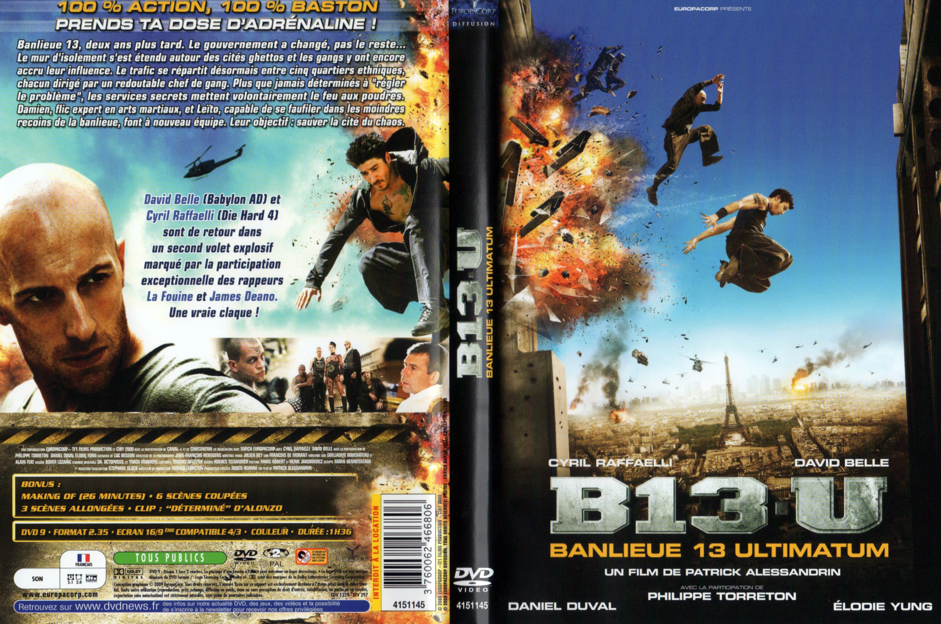 Jaquette DVD Banlieue 13 ultimatum