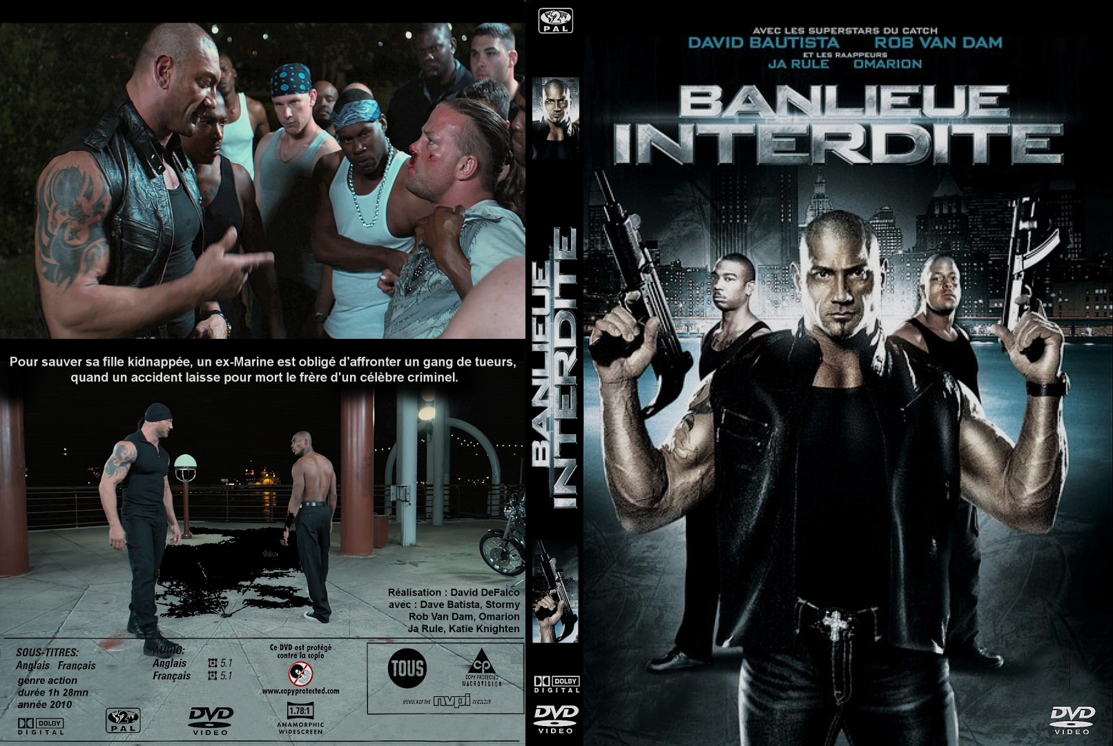 Jaquette DVD Banlieue interdite custom