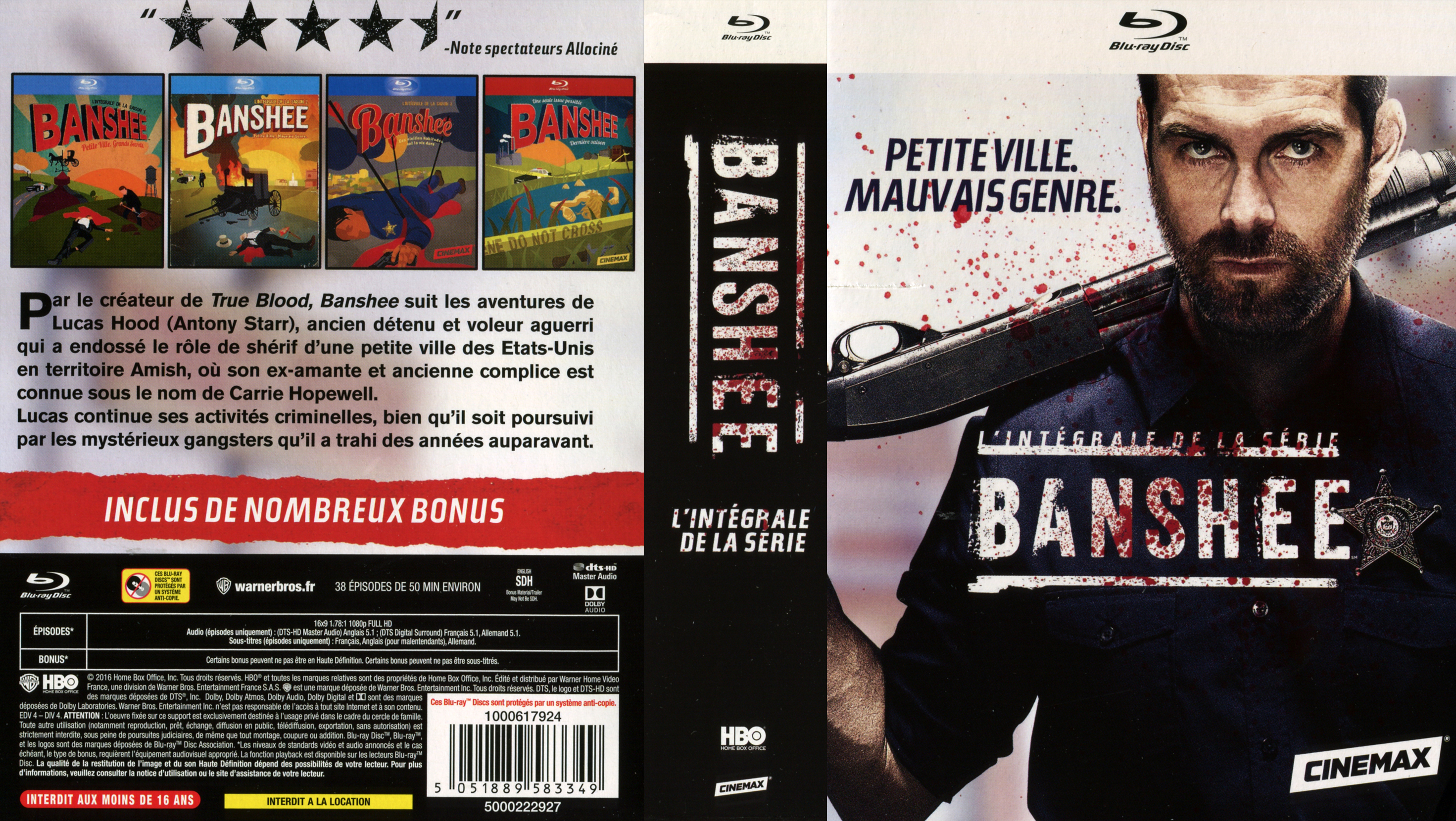 Jaquette DVD Banshee Intgrale COFFRET