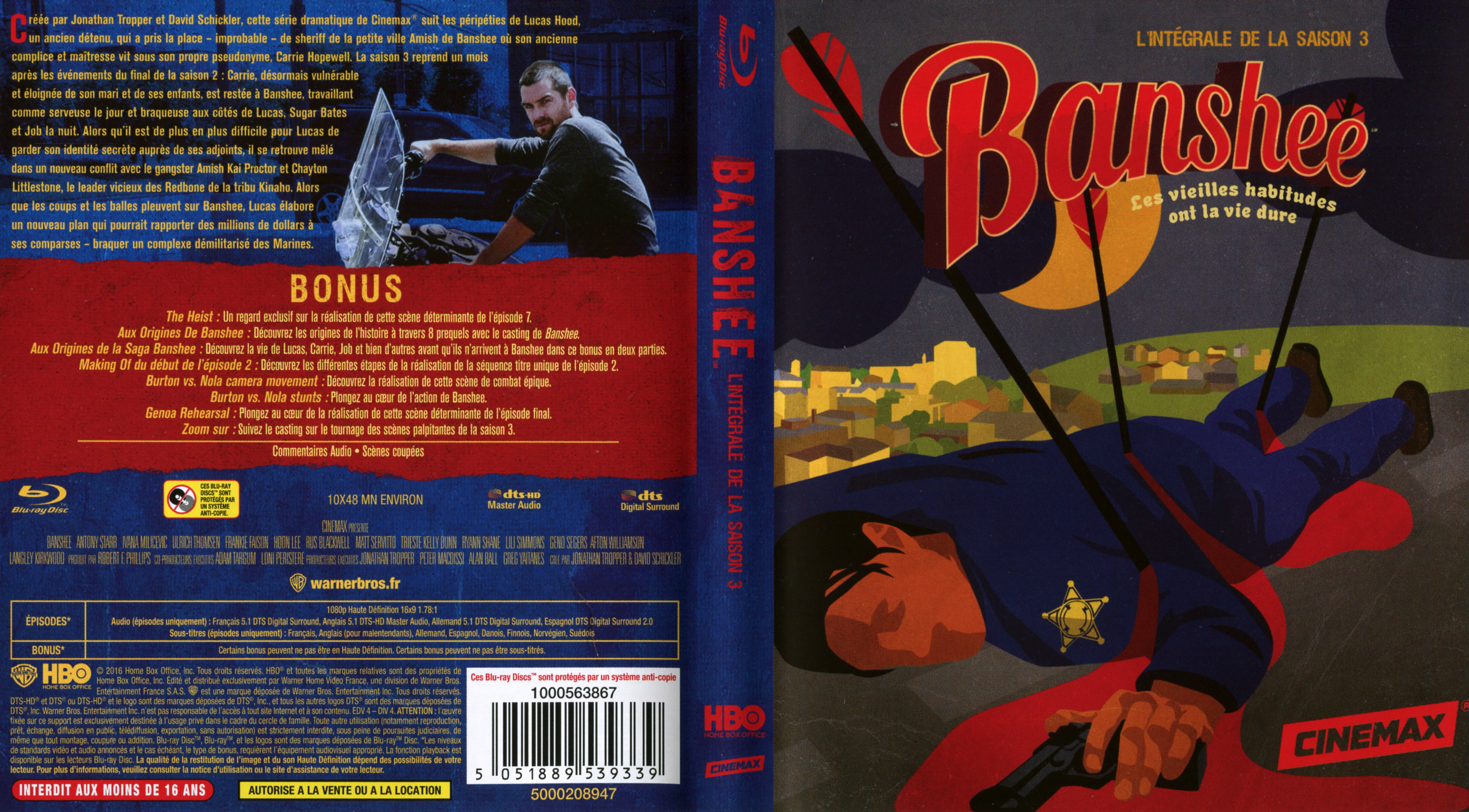 Jaquette DVD Banshee saison 3 (BLU-RAY)