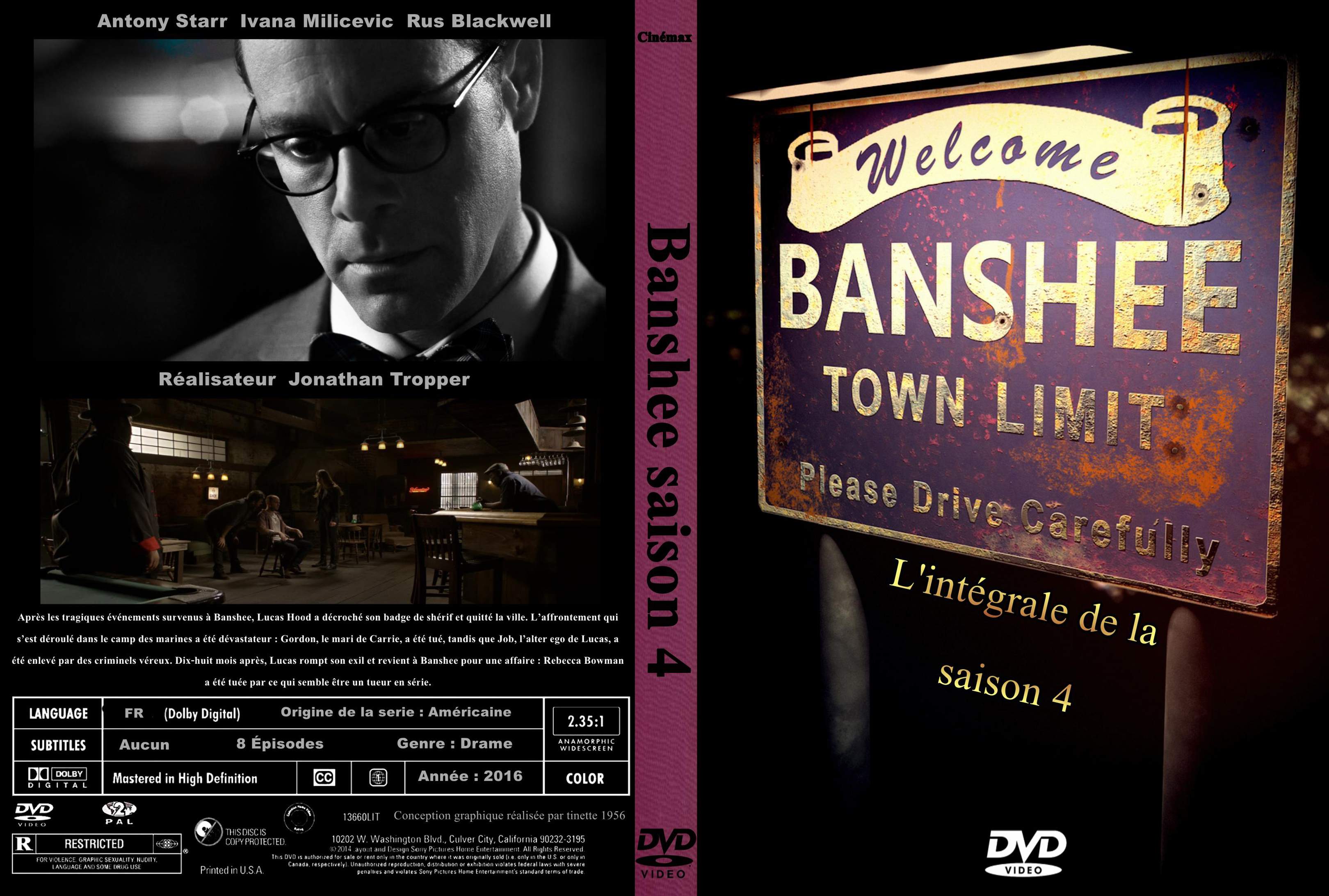 Jaquette DVD Banshee saison 4 custom