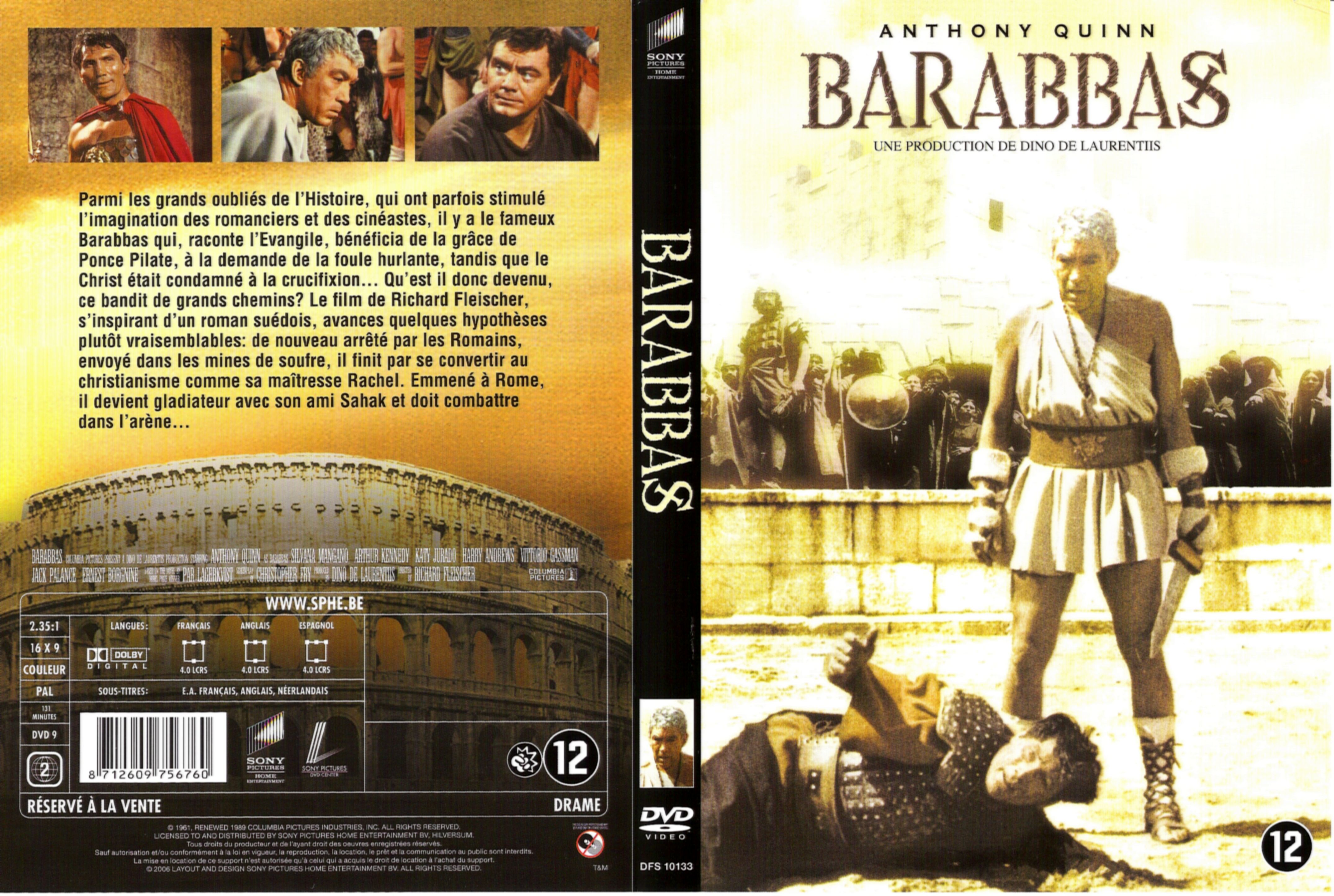 Jaquette DVD Barabbas