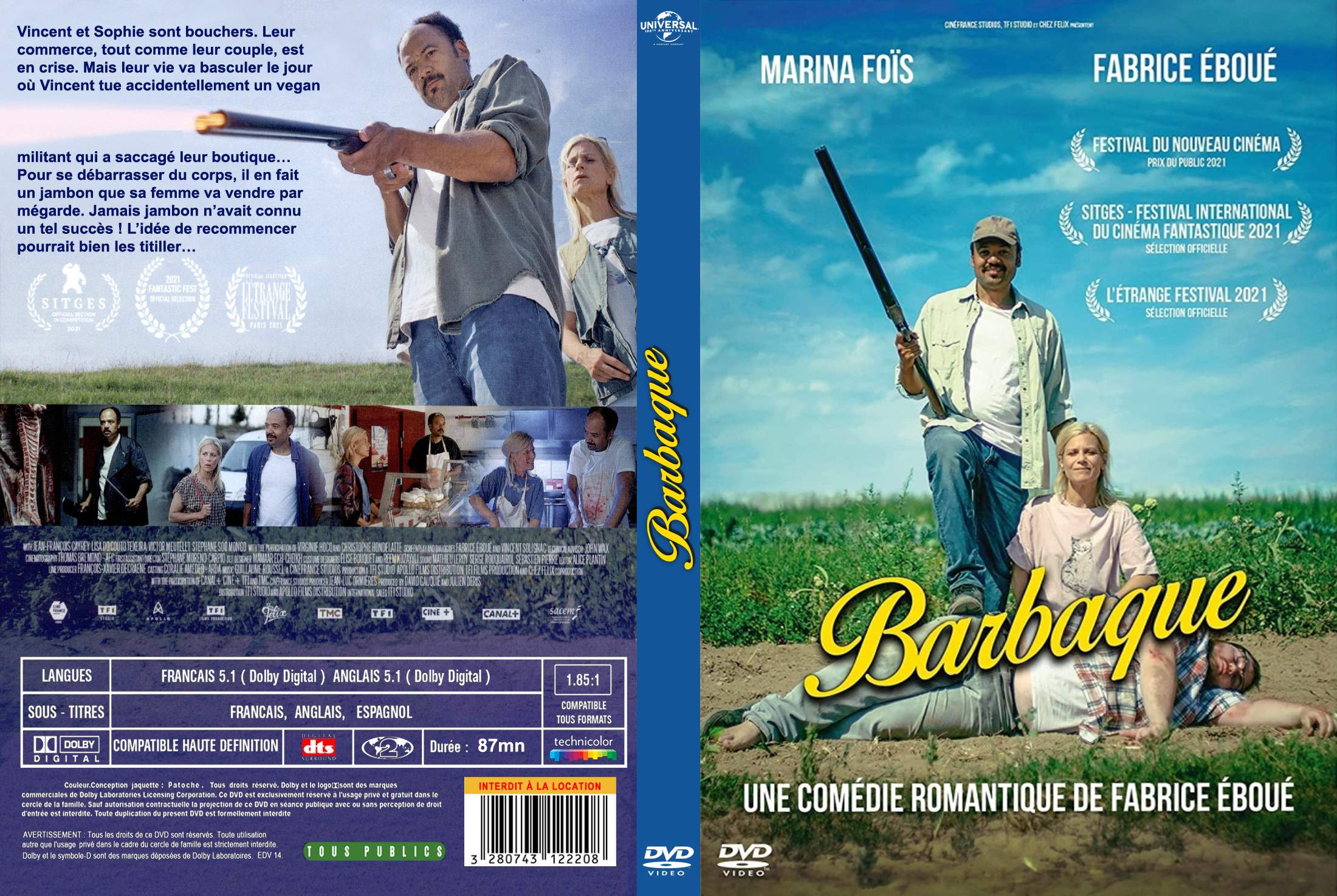 Jaquette DVD Barbaque custom