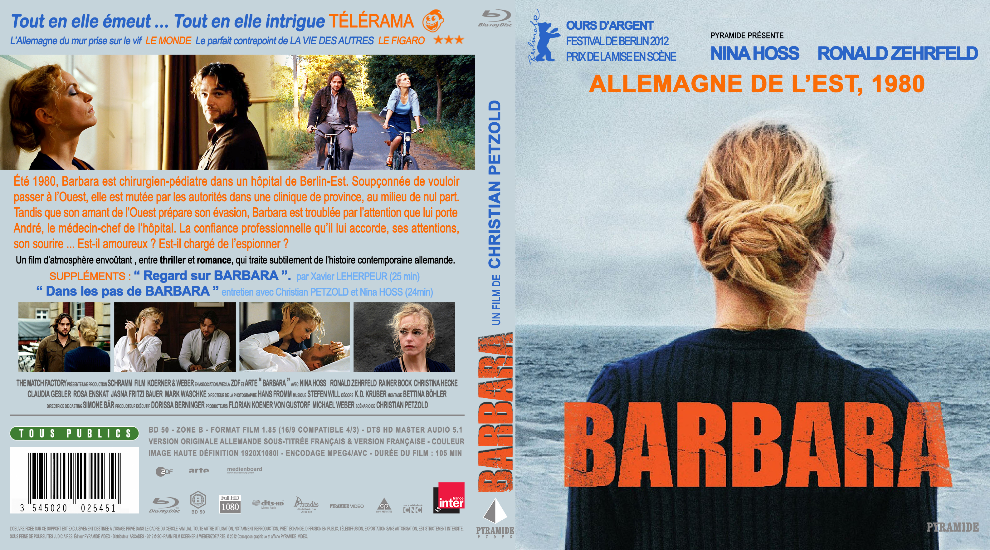 Jaquette DVD Barbara custom (BLU-RAY)
