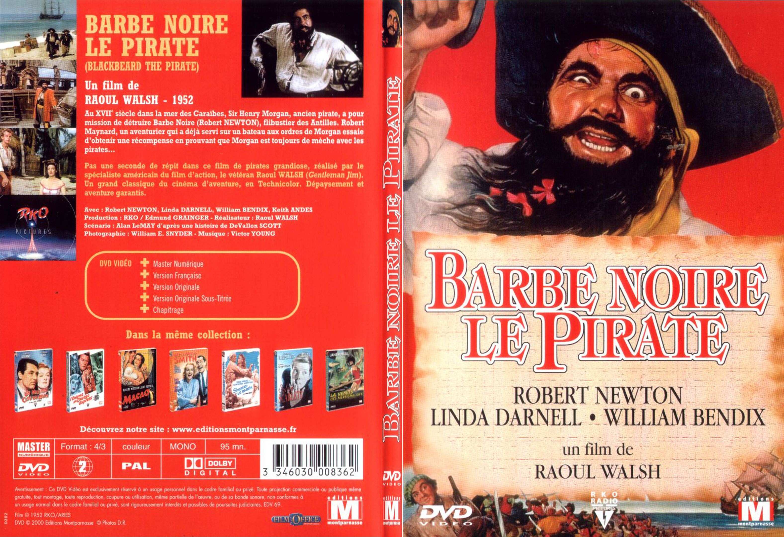Jaquette DVD Barbe Noire le pirate - SLIM