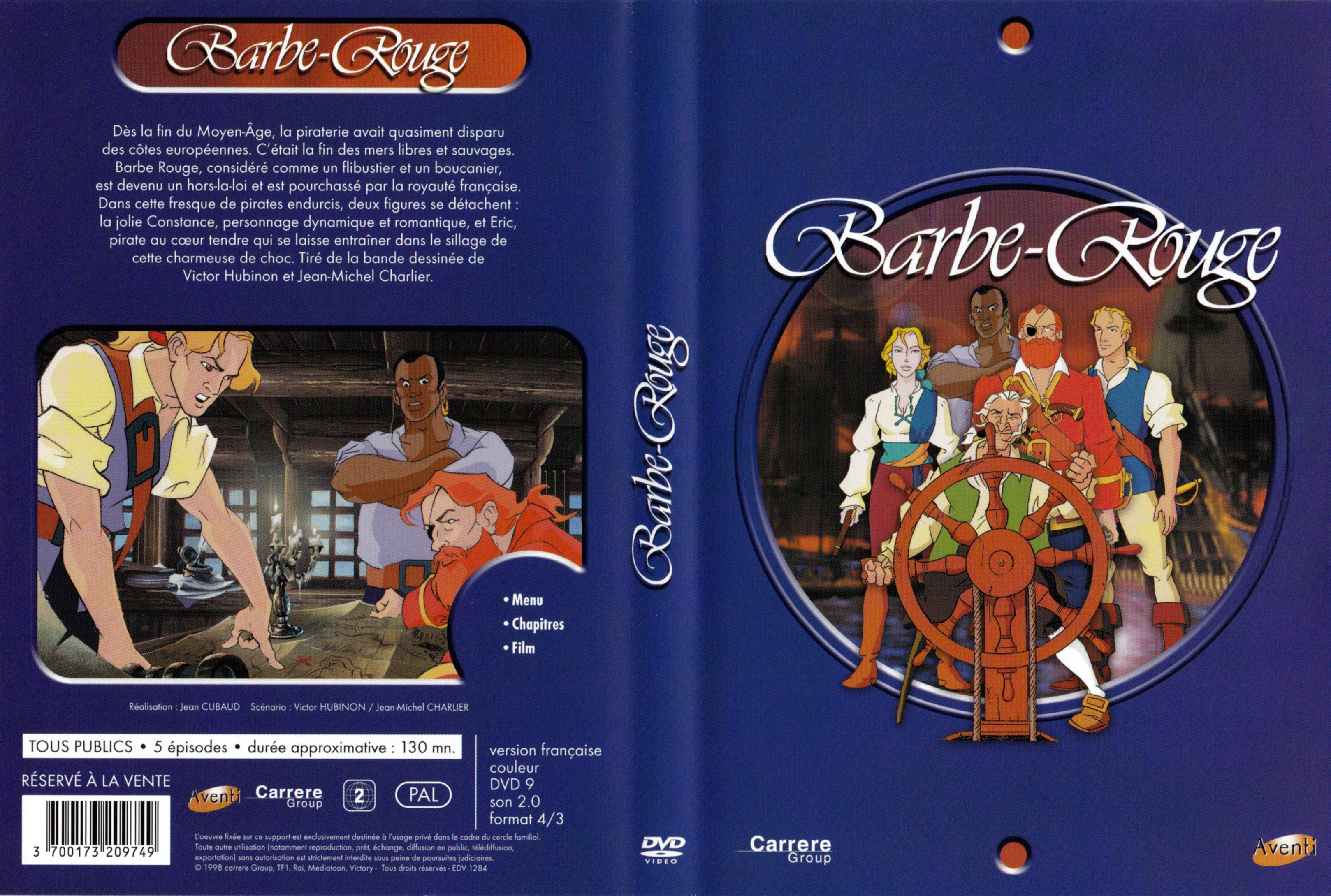 Jaquette DVD Barbe-Rouge (DA)