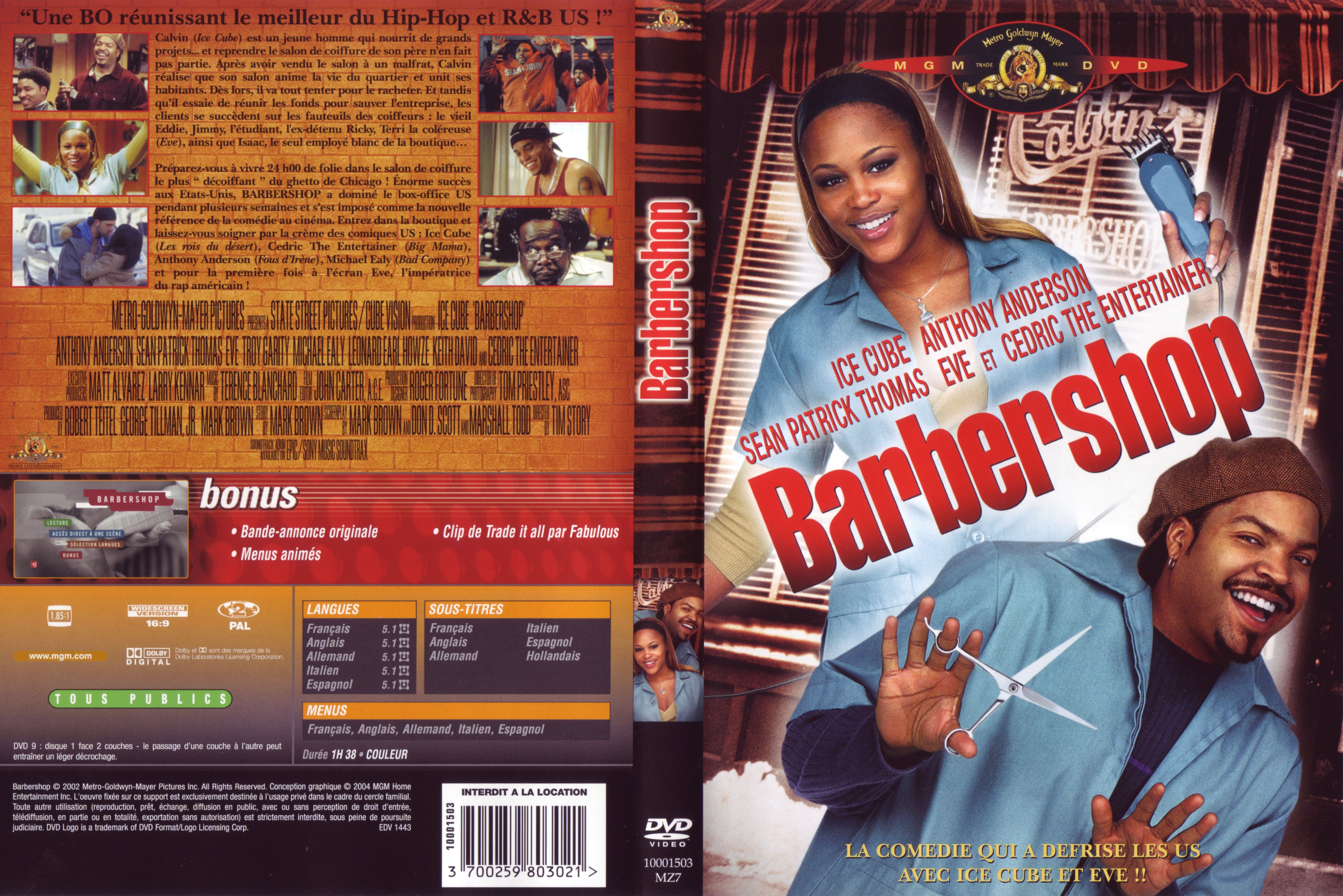 Jaquette DVD Barbershop v2