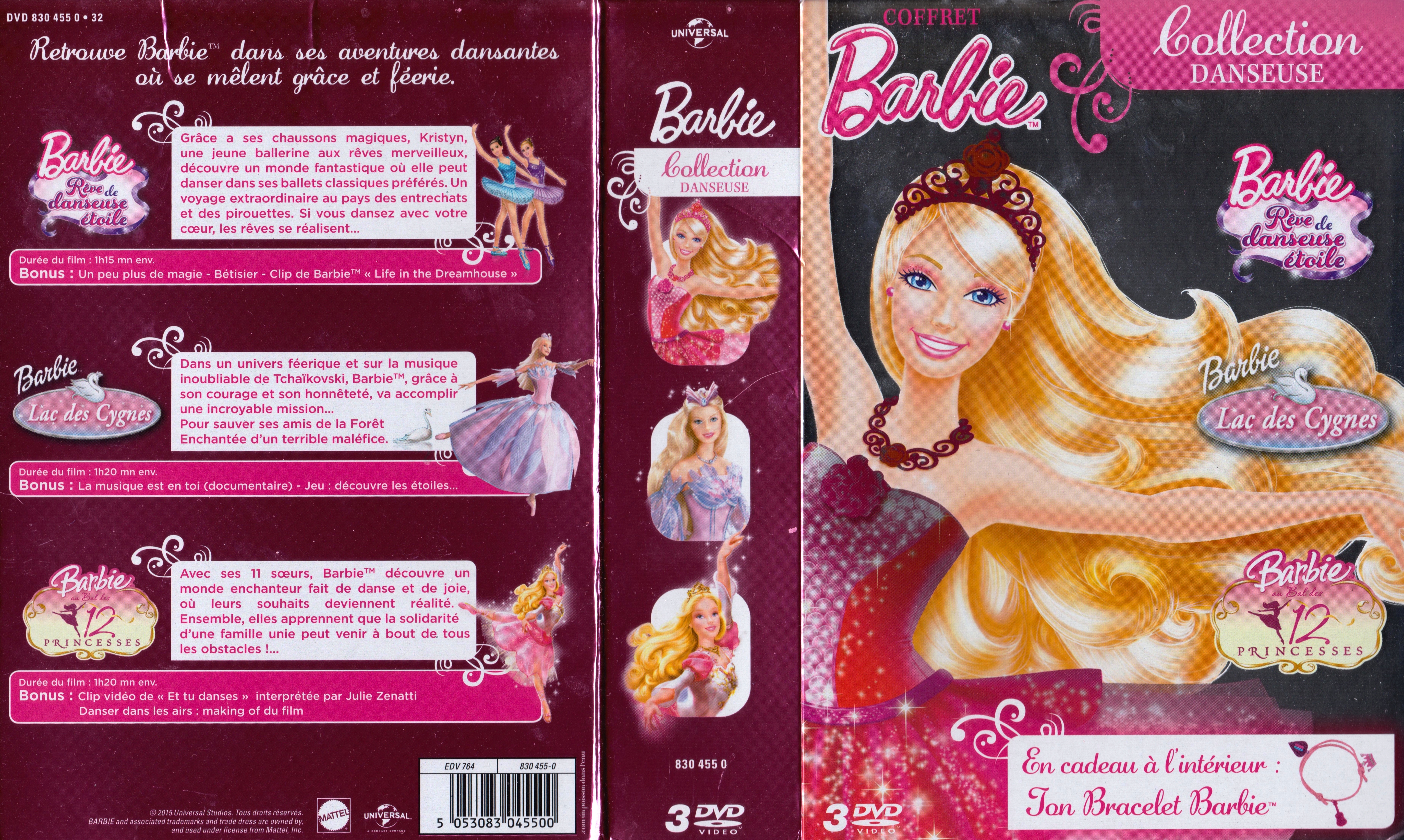 Jaquette DVD Barbie Coffret Collection Danseuse
