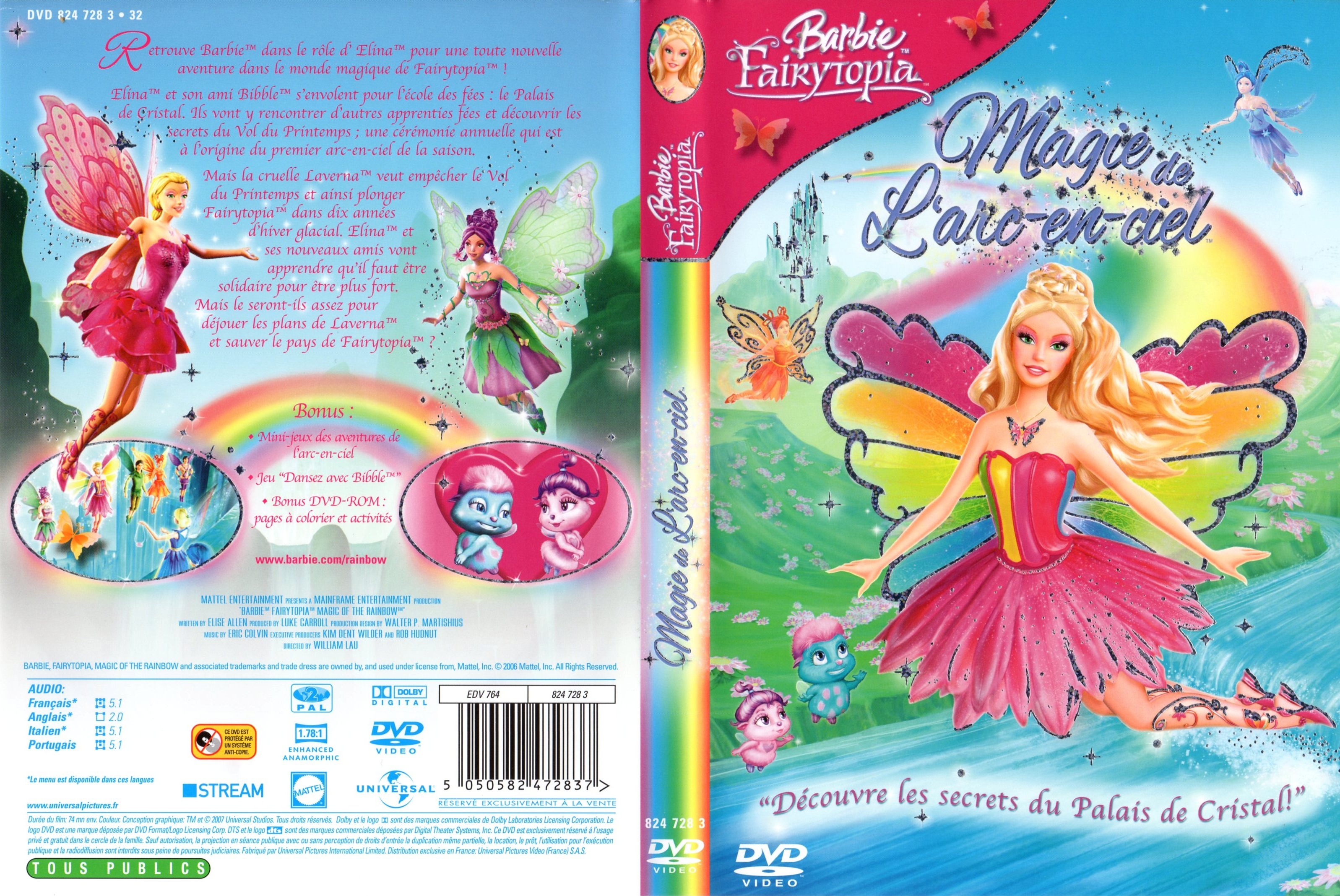 Jaquette DVD Barbie Fairytopia - Magie de l