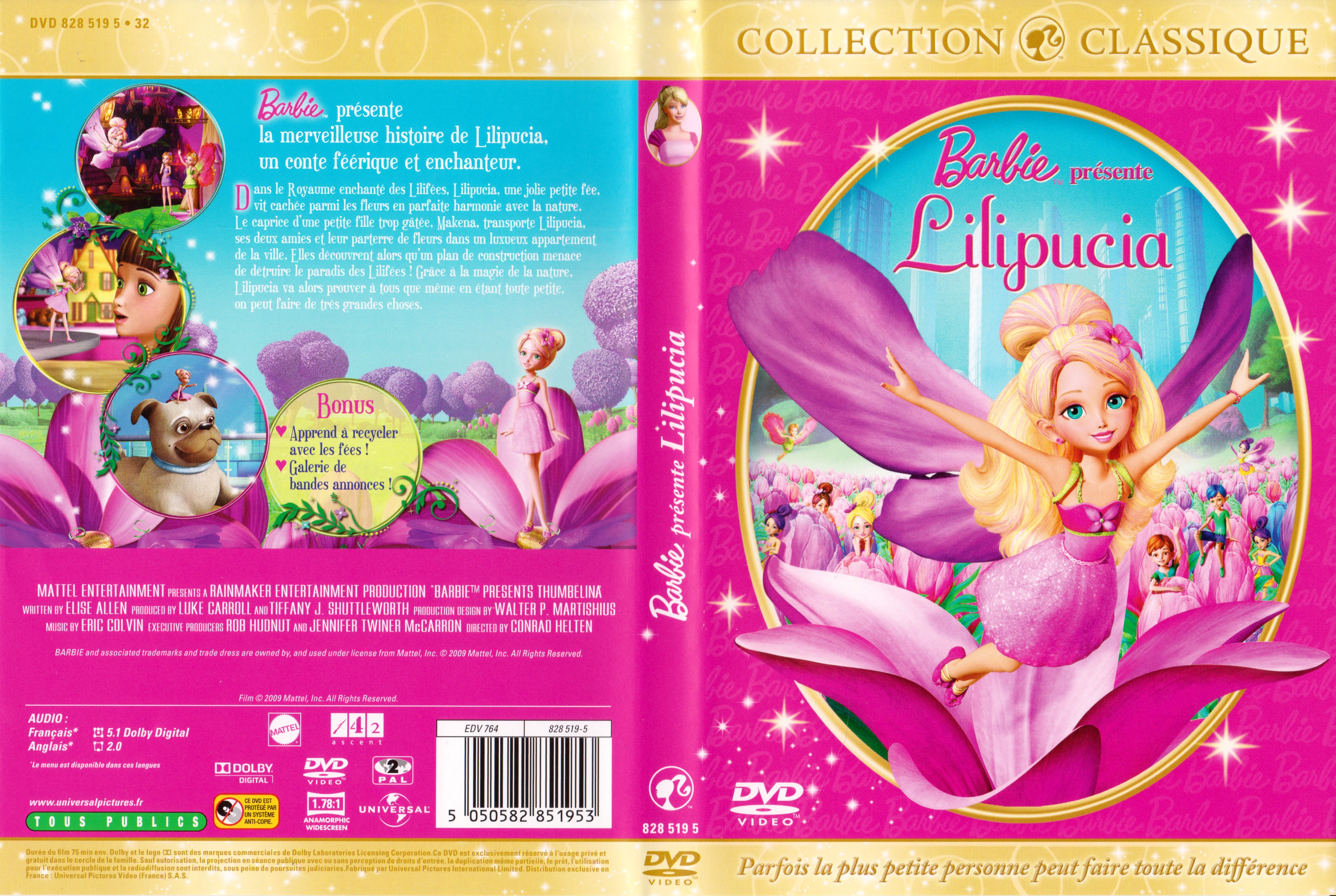 Jaquette DVD Barbie Lilipucia v2