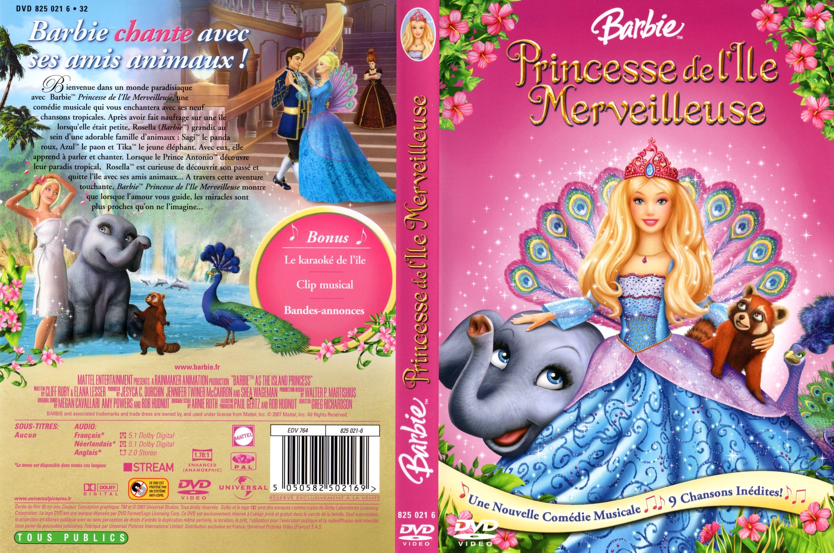 Jaquette DVD Barbie Princesse de l