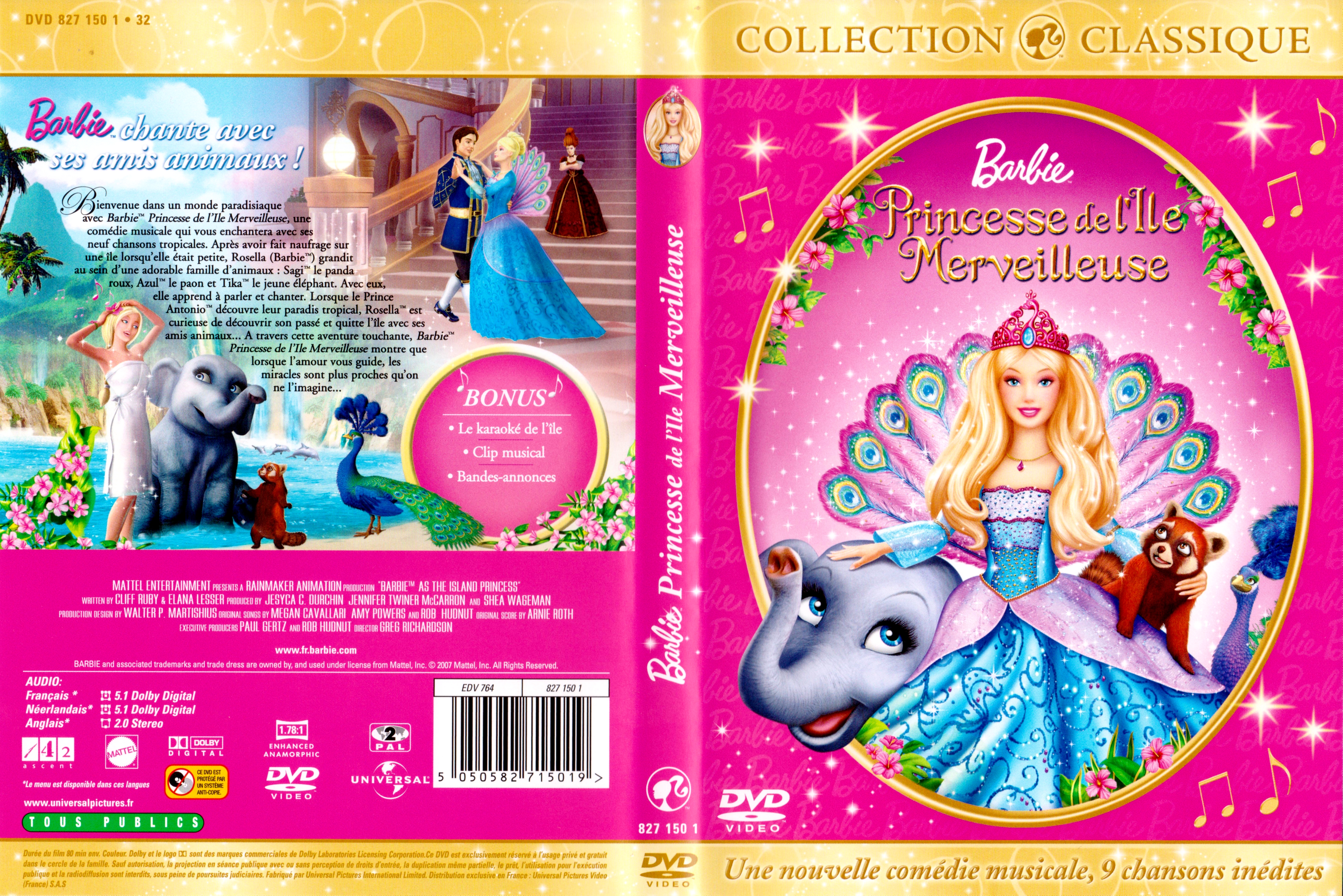 Jaquette DVD Barbie Princesse de l