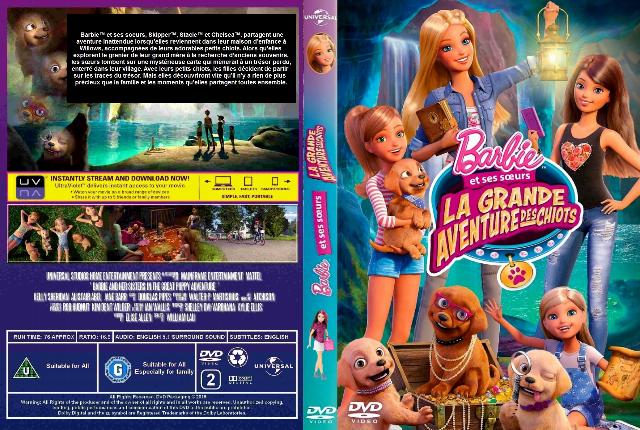 barbie la grande aventure des chiots 2