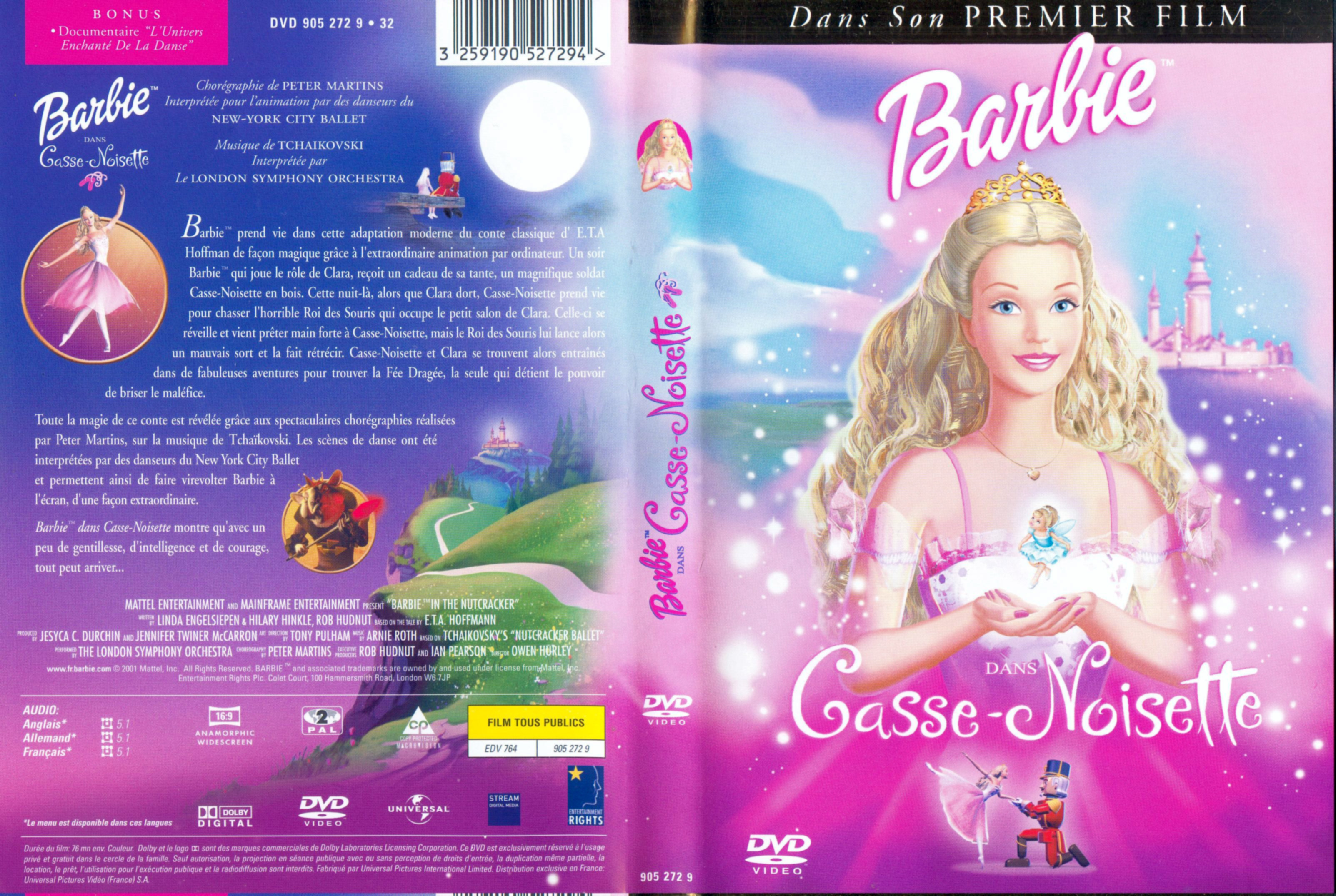 Jaquette DVD Barbie casse-noisettes