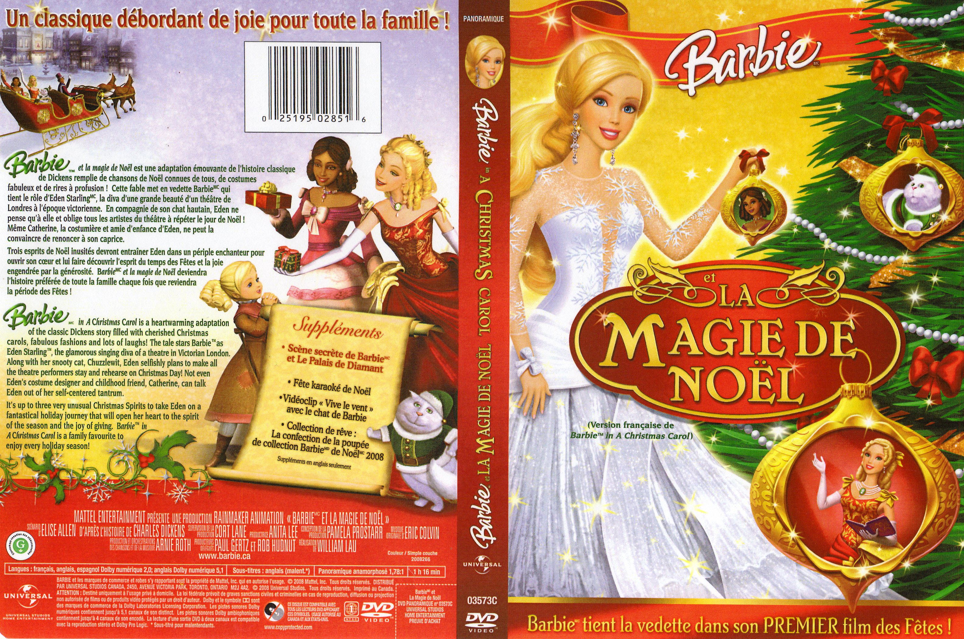 Jaquette DVD Barbie et la magie de Noel