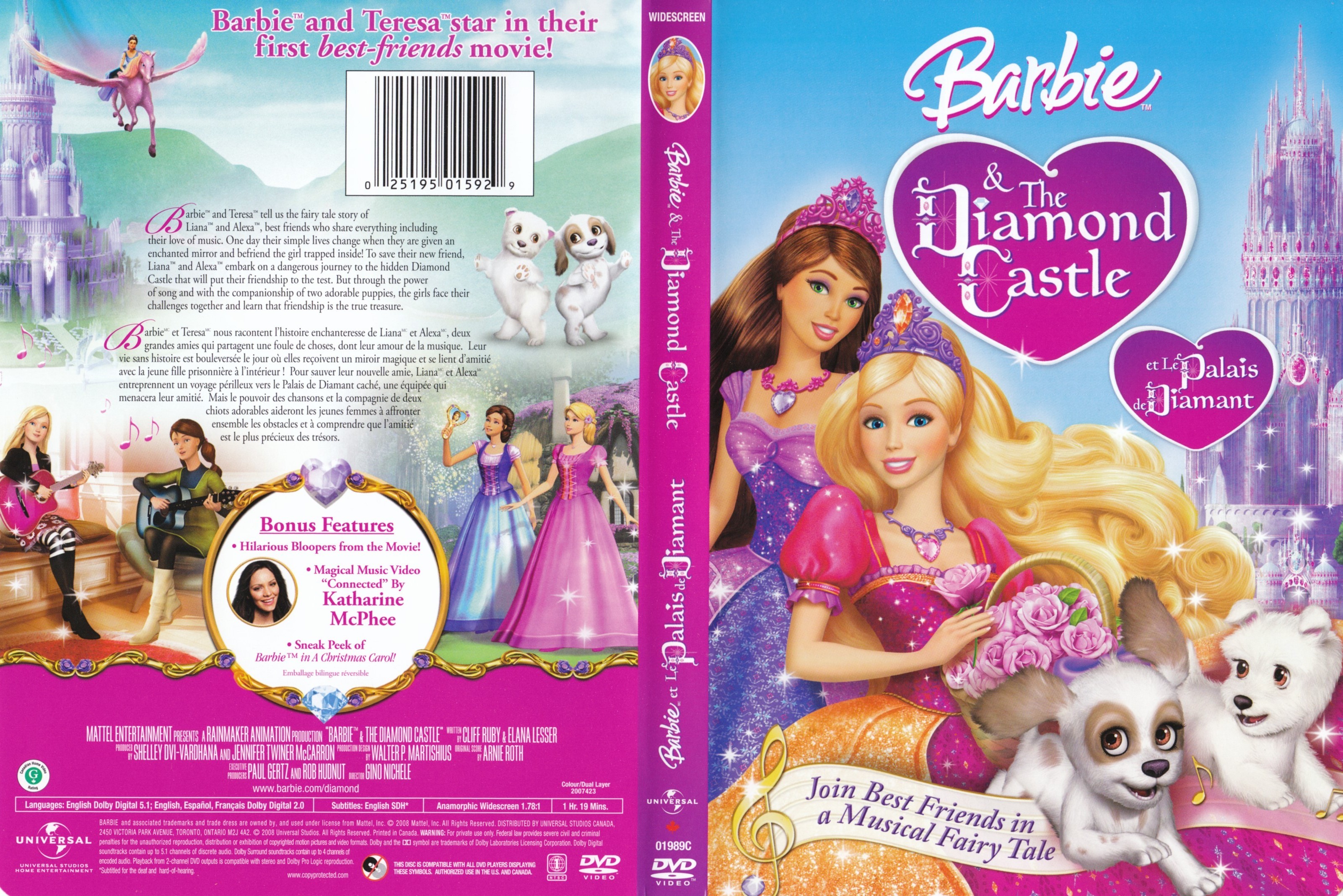 Jaquette DVD Barbie et le palais de diamant