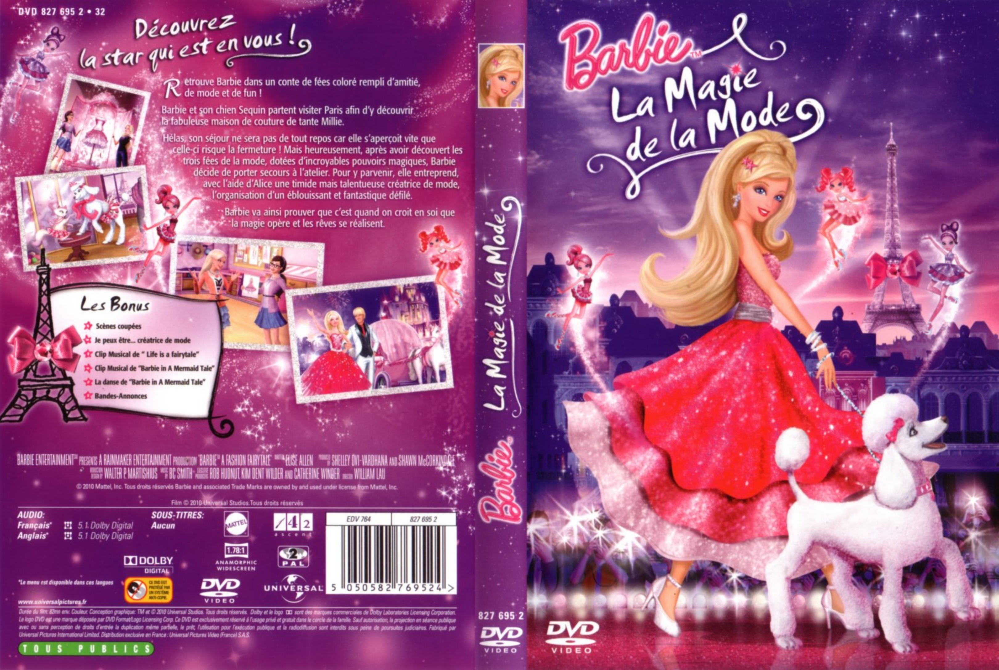 Jaquette DVD Barbie la magie de la mode