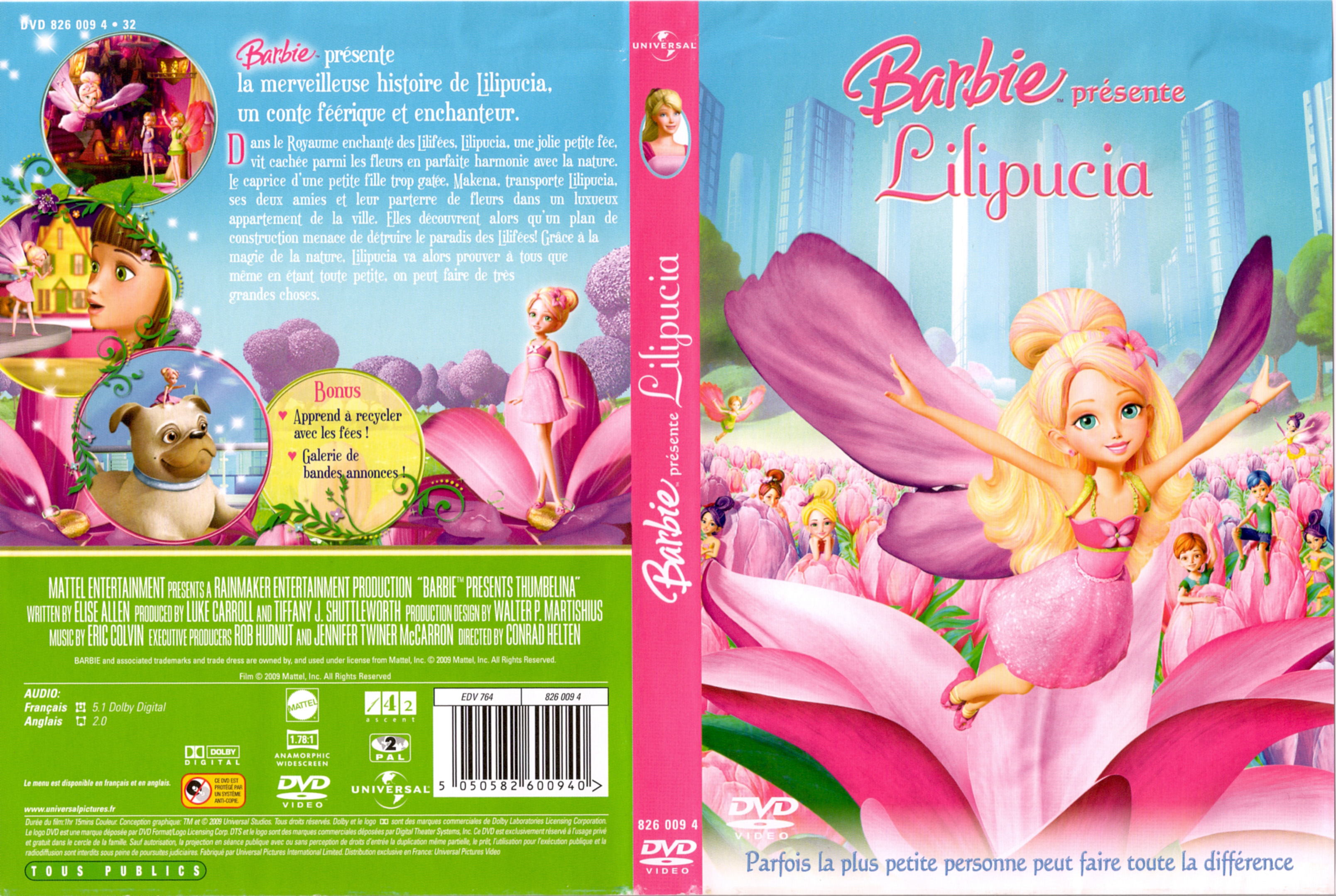 Jaquette DVD Barbie lilipucia