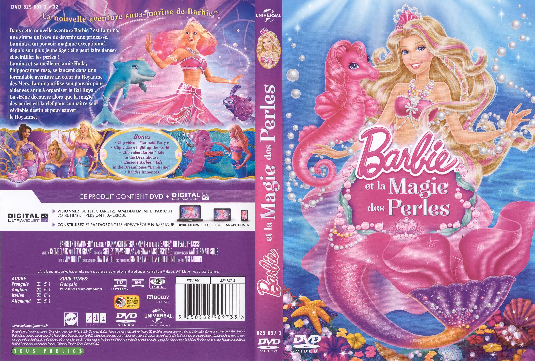 Jaquette DVD Barbien et la magie des perles