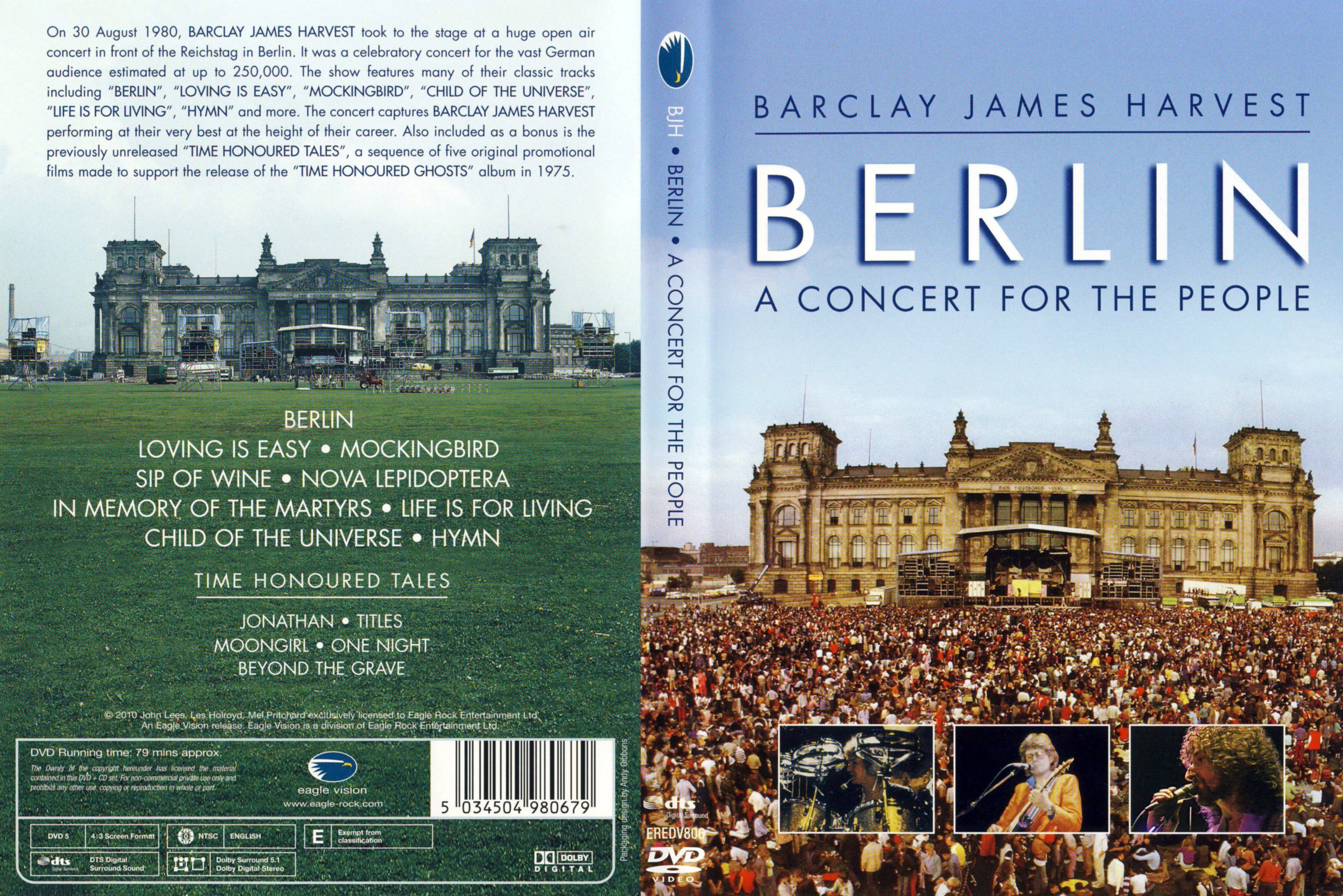 Jaquette DVD Barclay James Harvest - A concert for the people