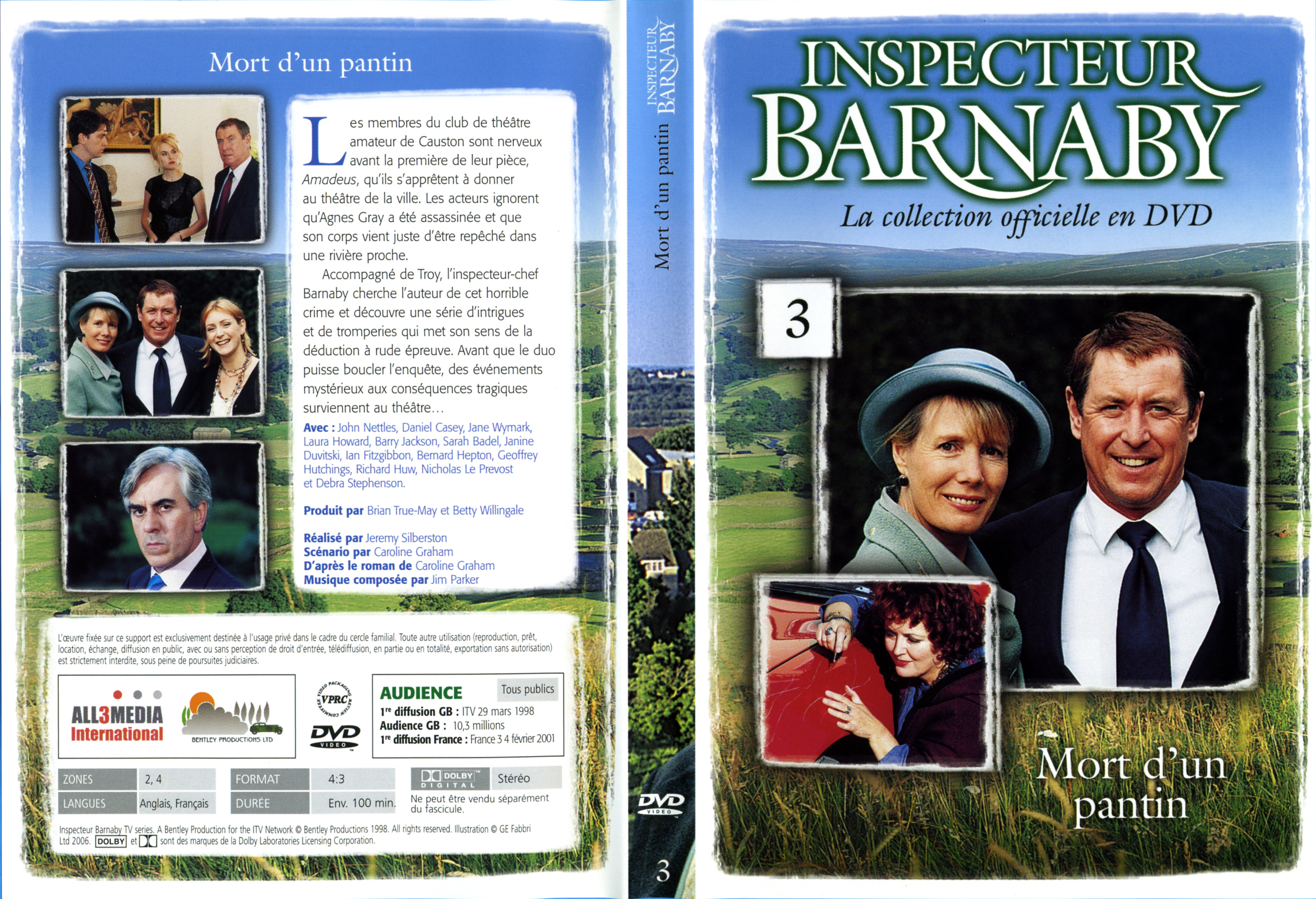 Jaquette DVD Barnaby vol 03 - Mort d