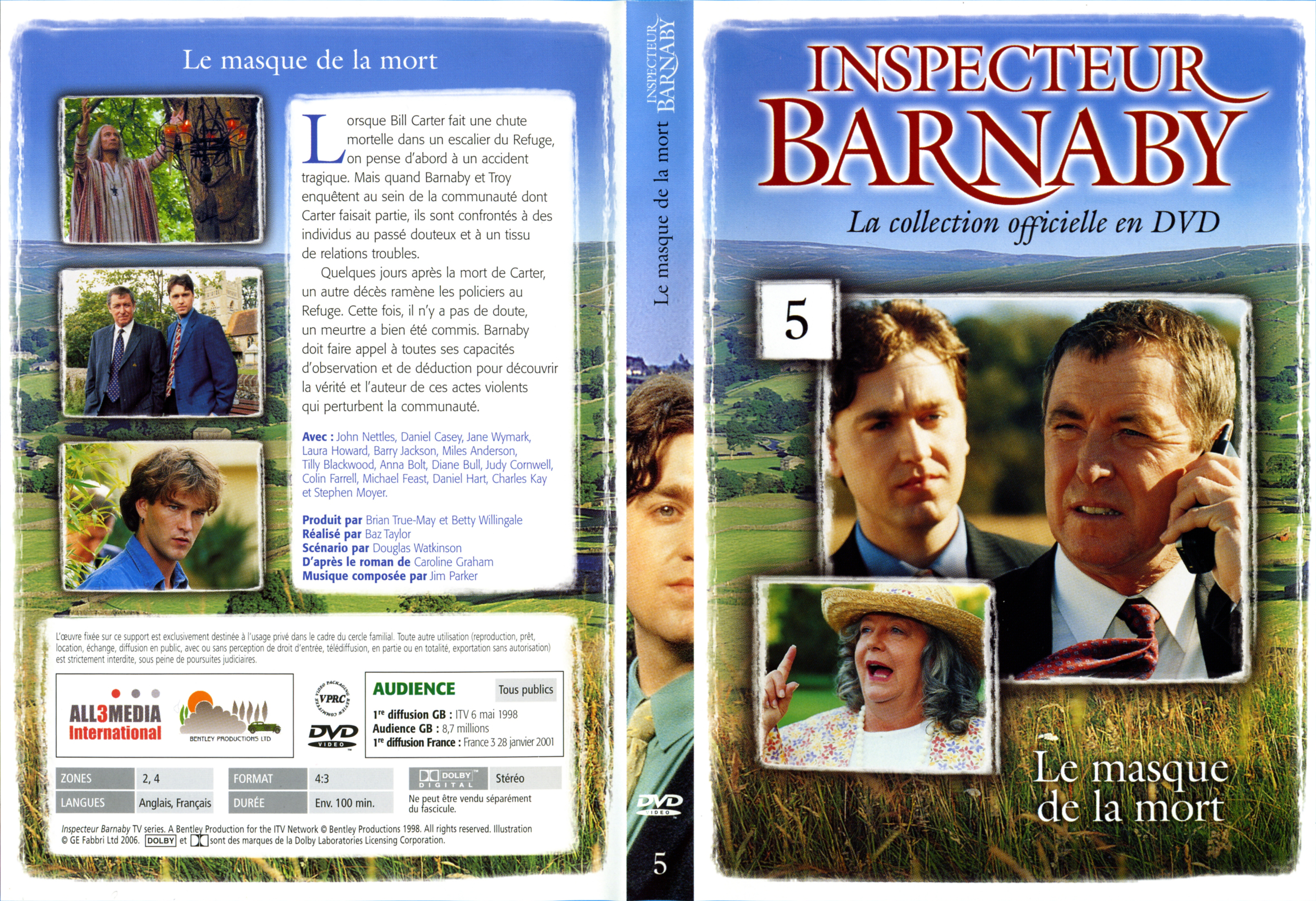 Jaquette DVD Barnaby vol 05 - Le masque de la mort
