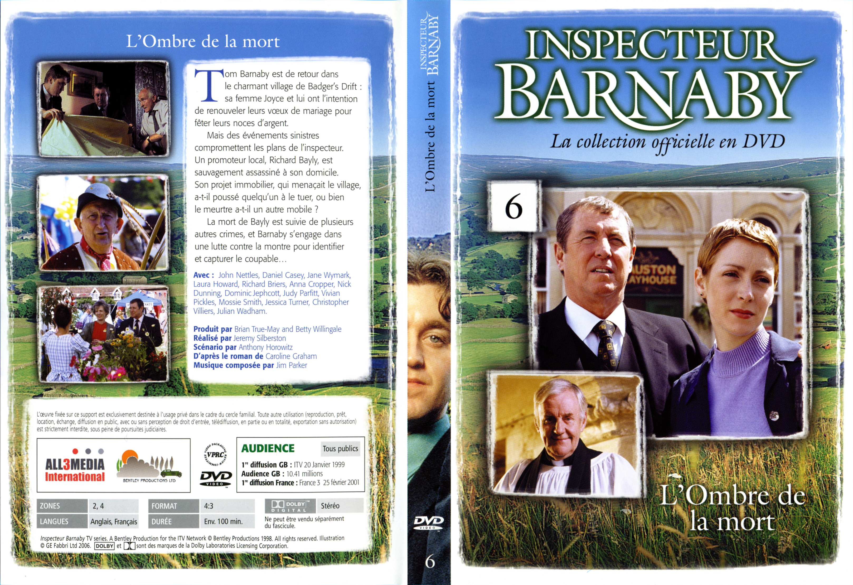 Jaquette DVD Barnaby vol 06 - L Ombre de la mort