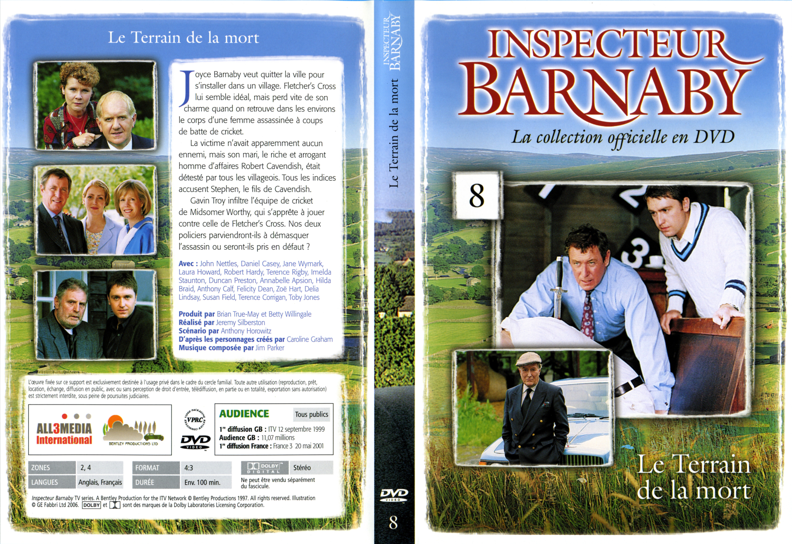 Jaquette DVD Barnaby vol 08 - Le Terrain de la mort