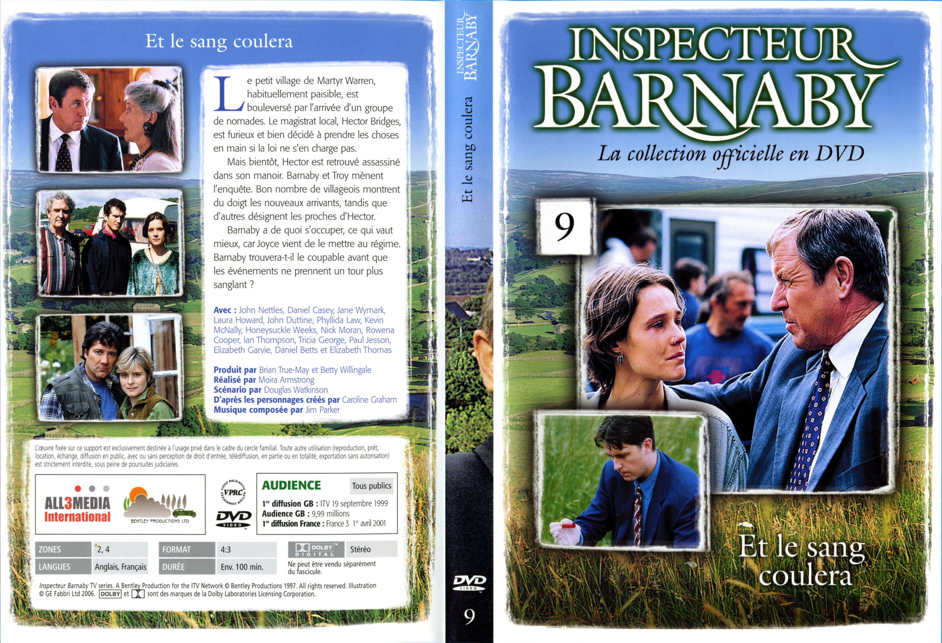 Jaquette DVD Barnaby vol 09 - Et le sang coulera