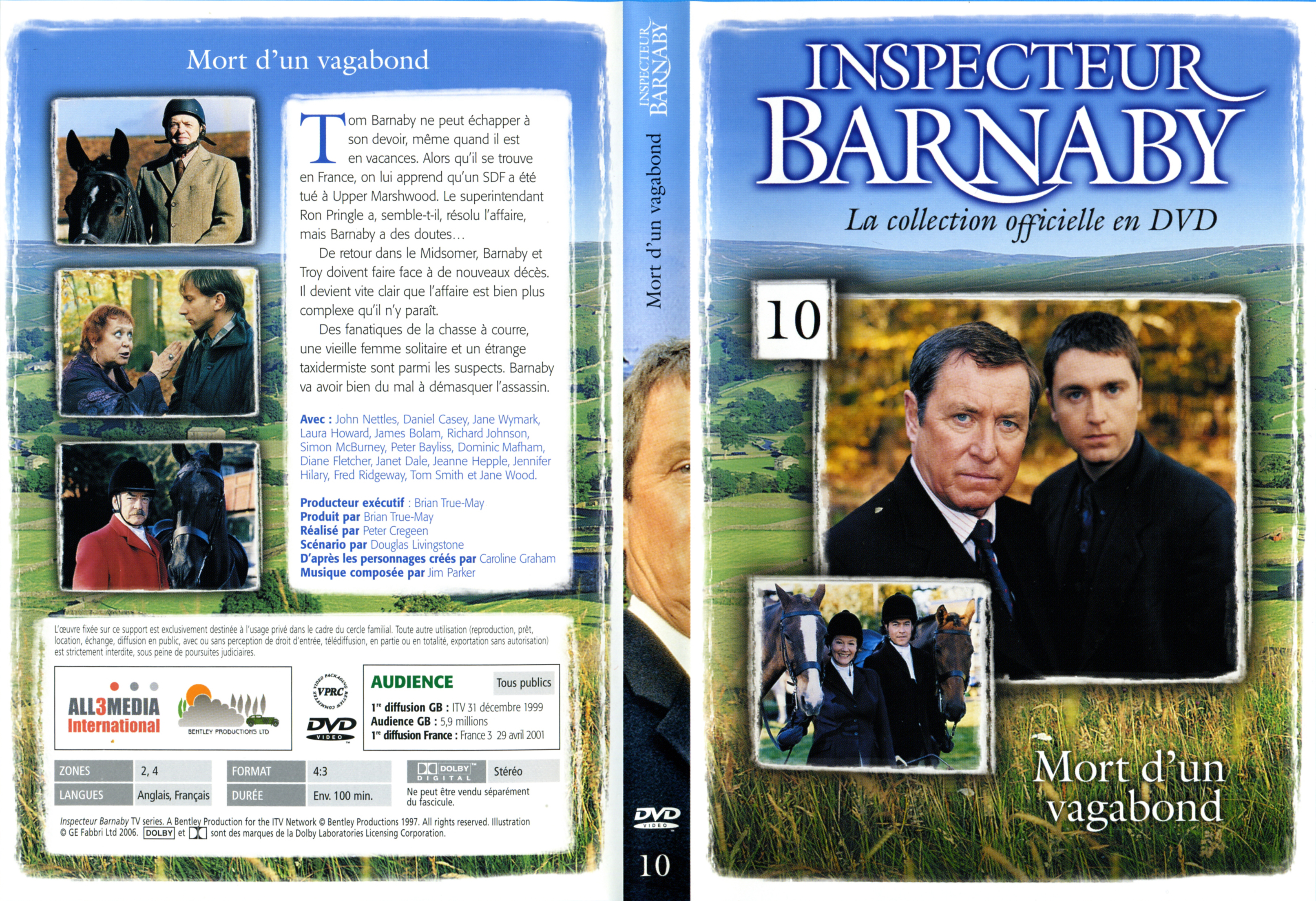 Jaquette DVD Barnaby vol 10 - Mort d
