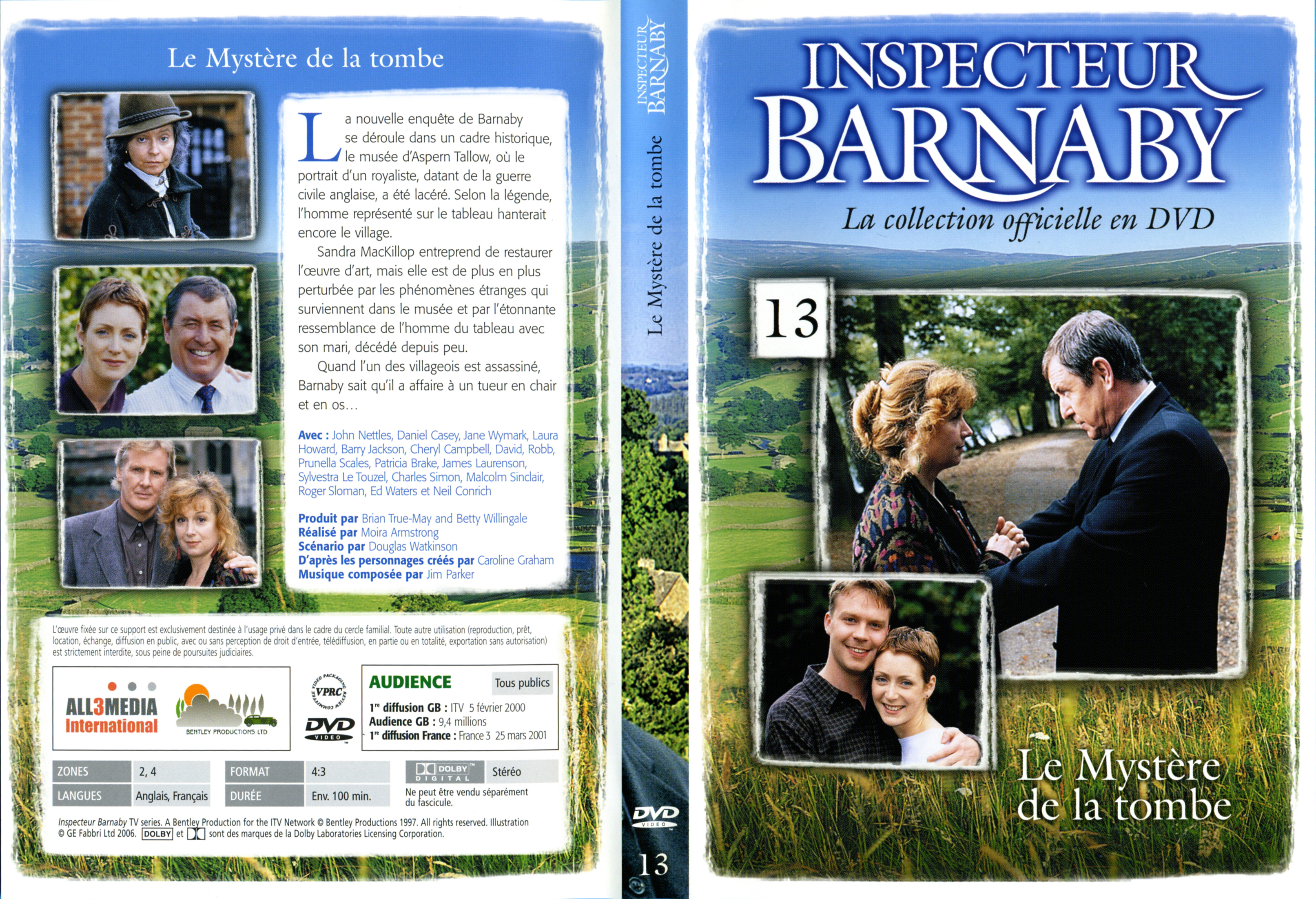 Jaquette DVD Barnaby vol 13 - Le Mystre de la tombe