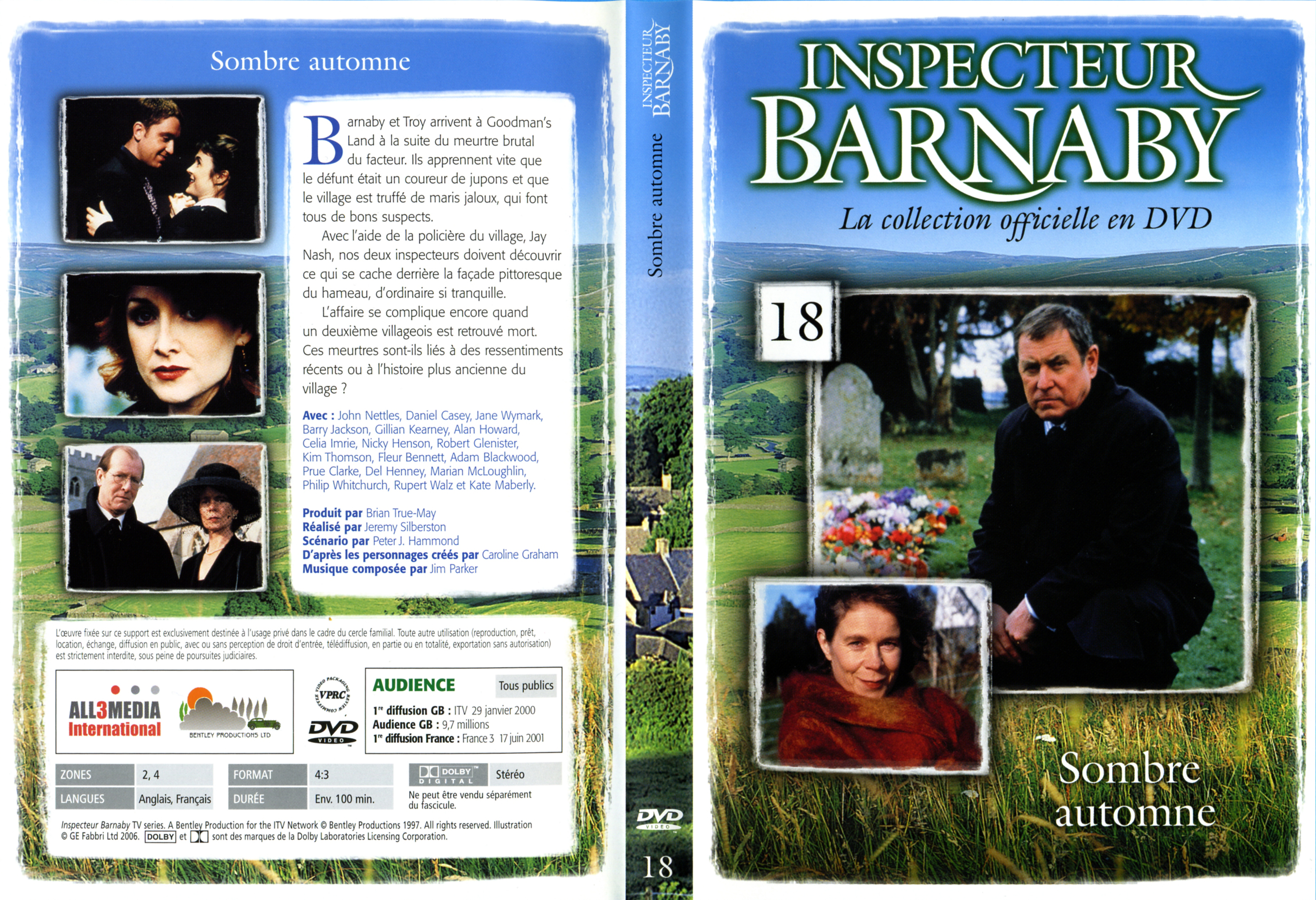 Jaquette DVD Barnaby vol 18 - Sombre automne